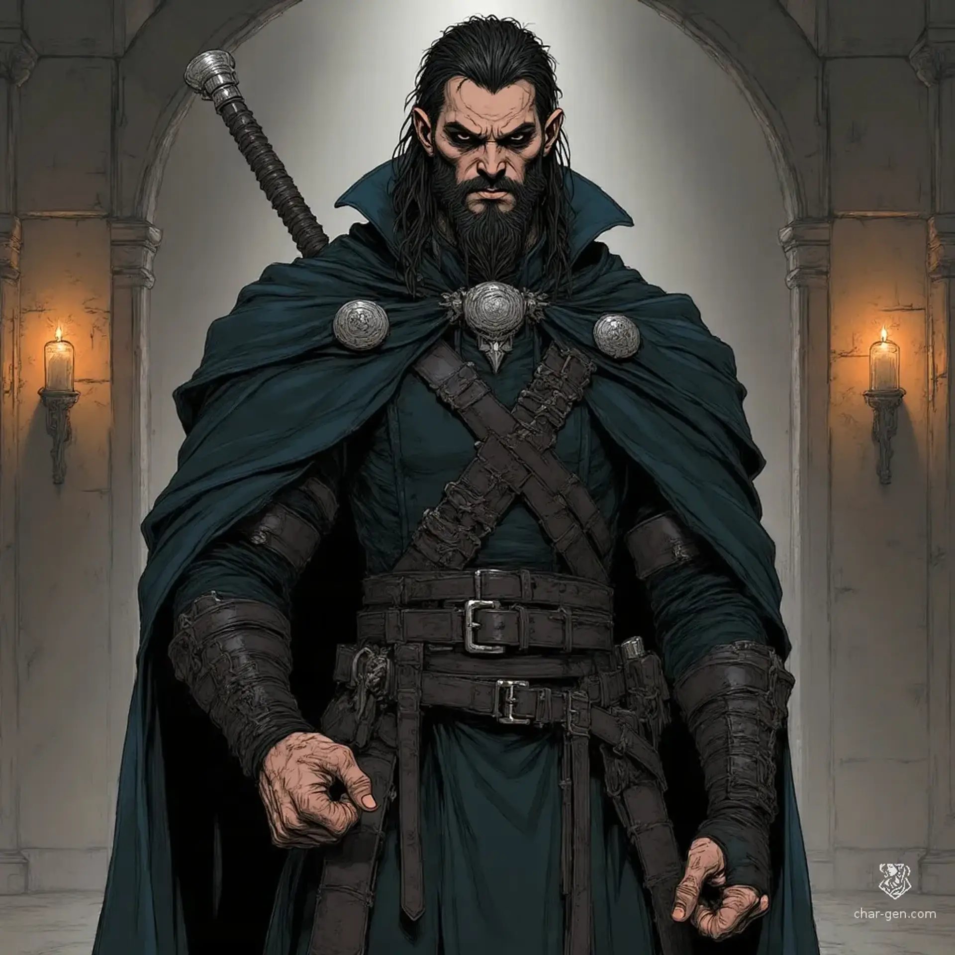 Nicholas Vyr-Rickman - AI-generated fantasy NPC