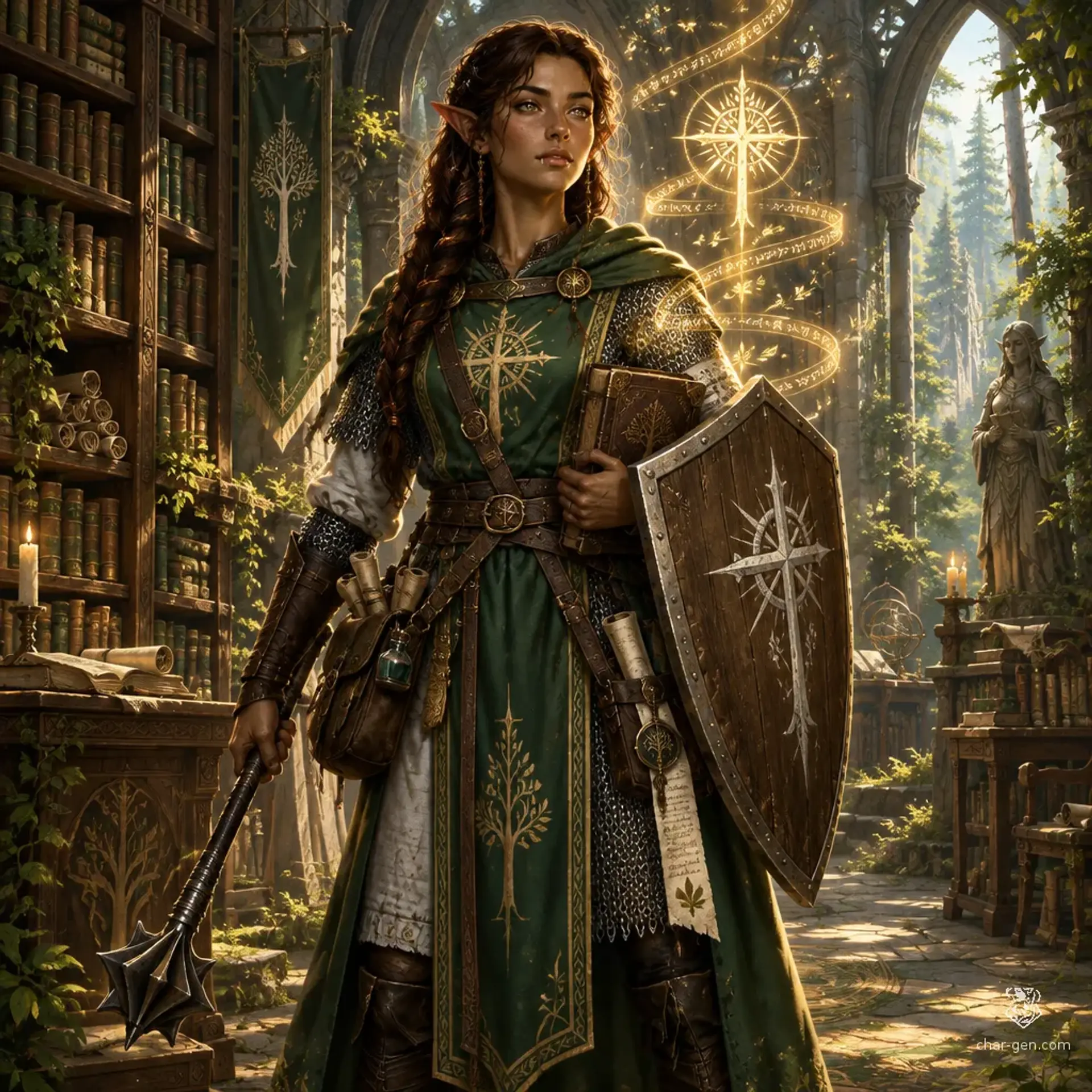 Hazel - AI-generated fantasy Character