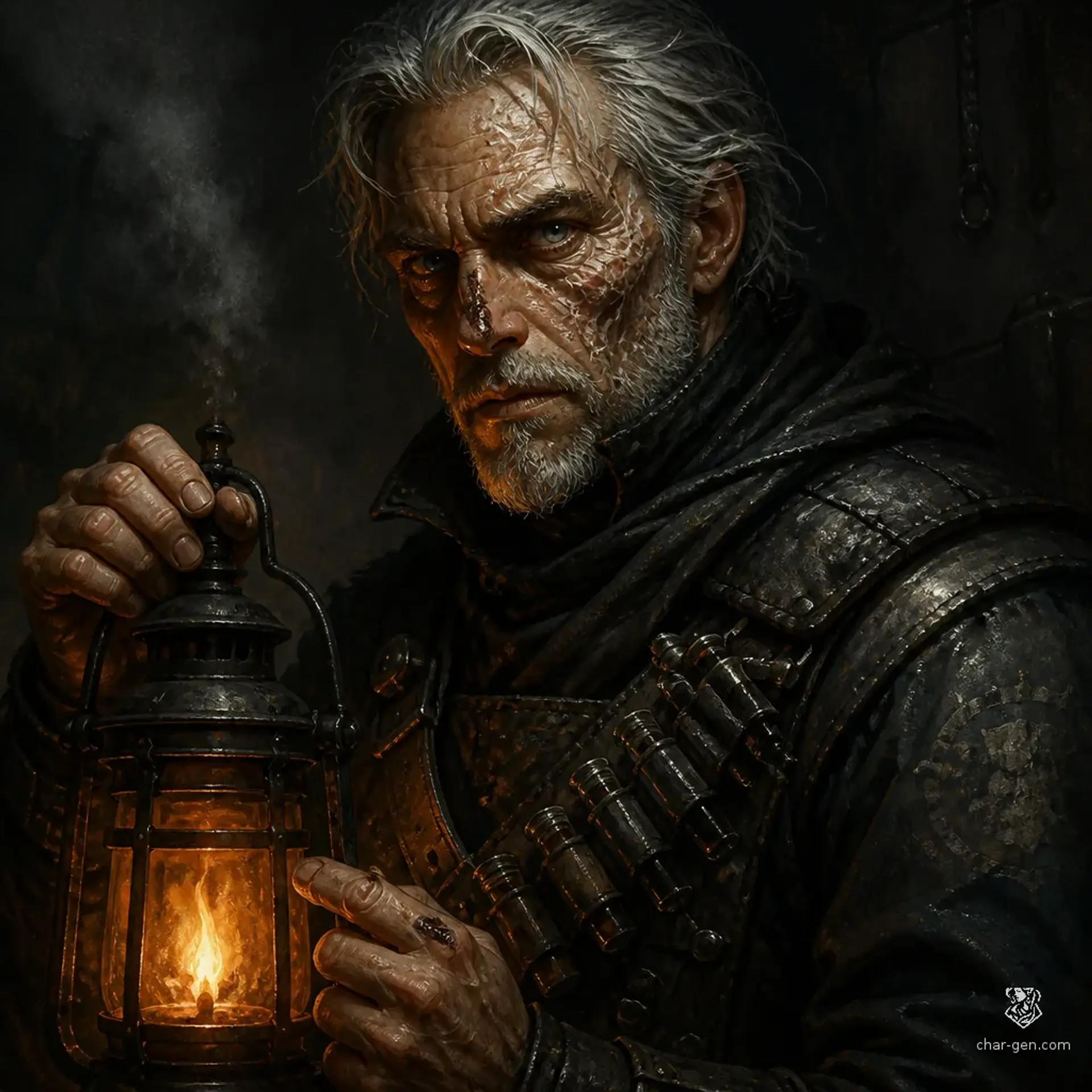 Kaelen Vane - AI-generated fantasy NPC