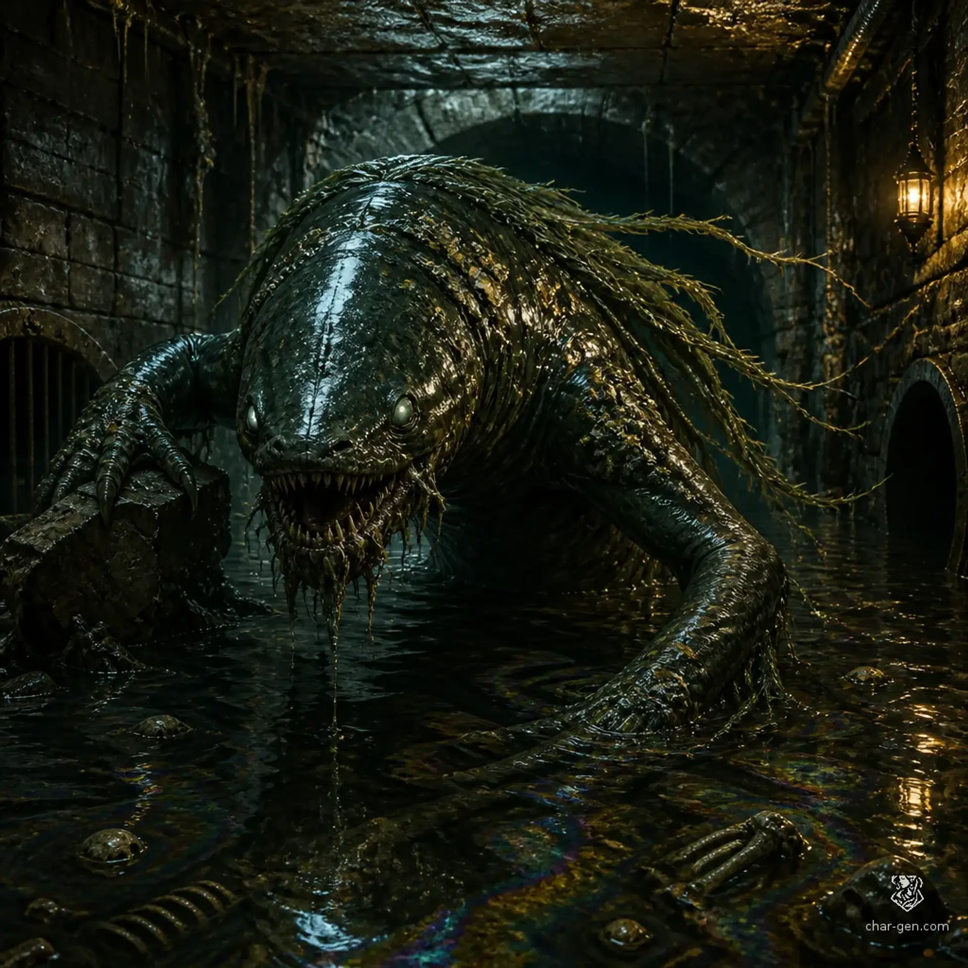 Siltstalker - AI-generated fantasy Monster