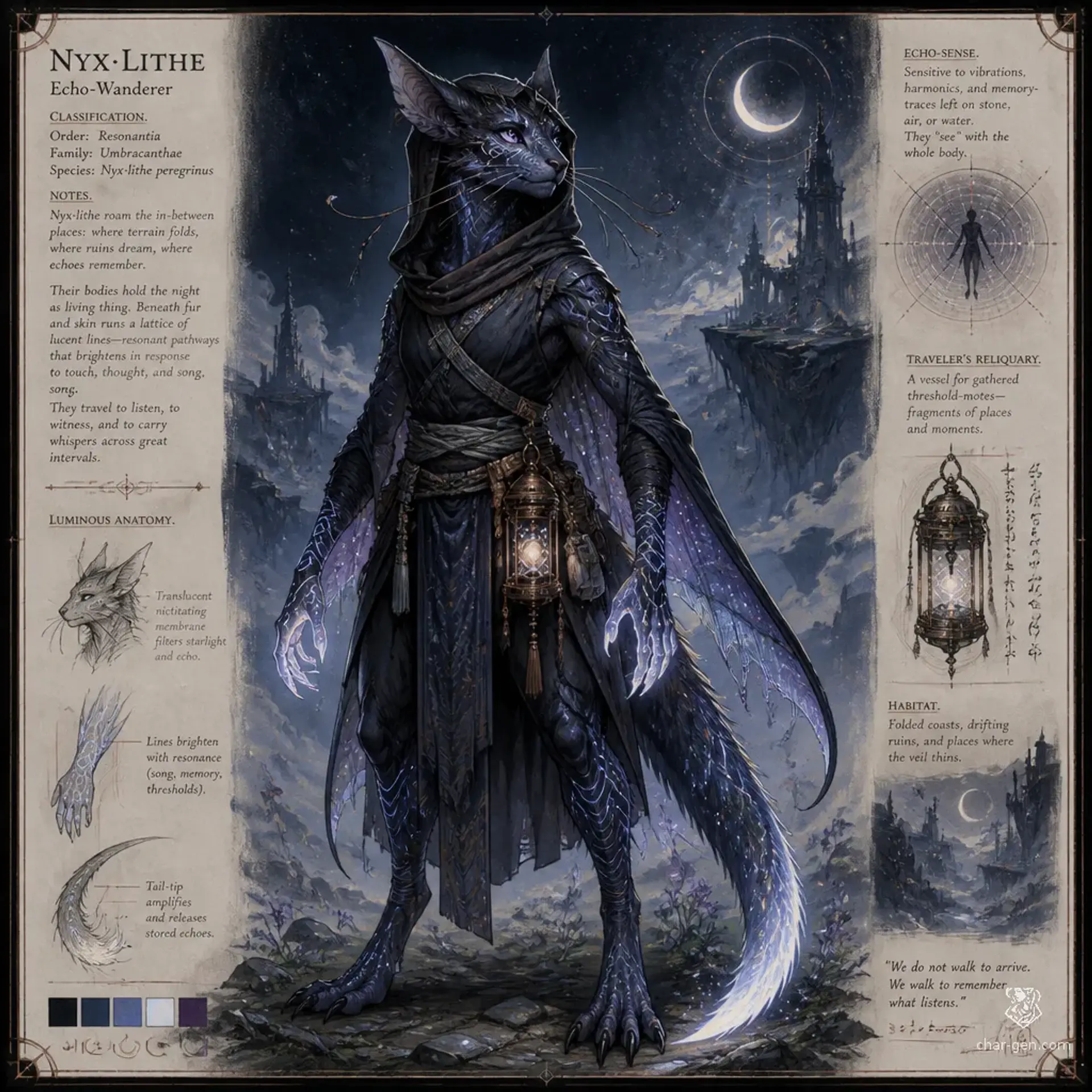 Veilstalker - AI-generated fantasy Species