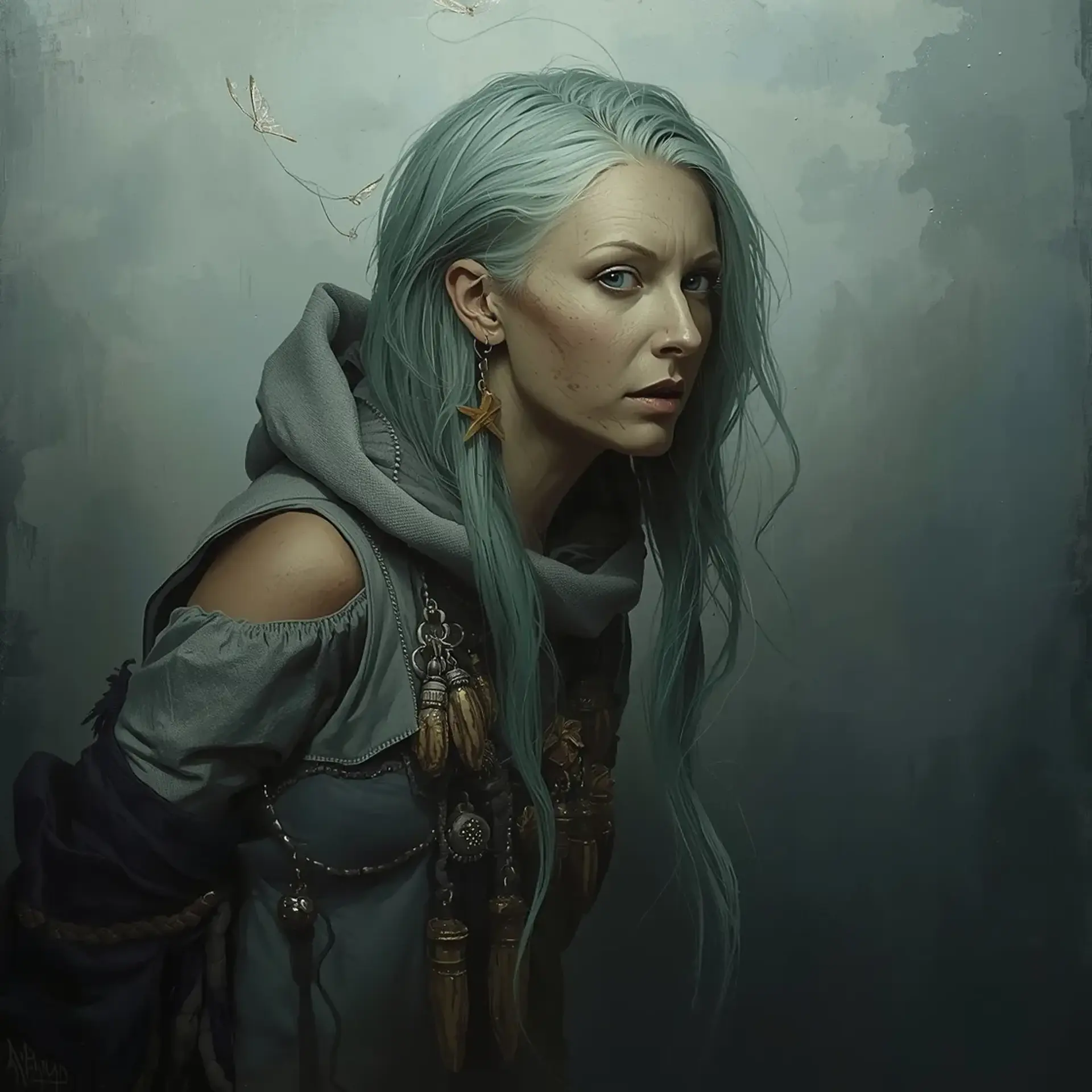 Sister Oona Vaelis - AI-generated fantasy NPC
