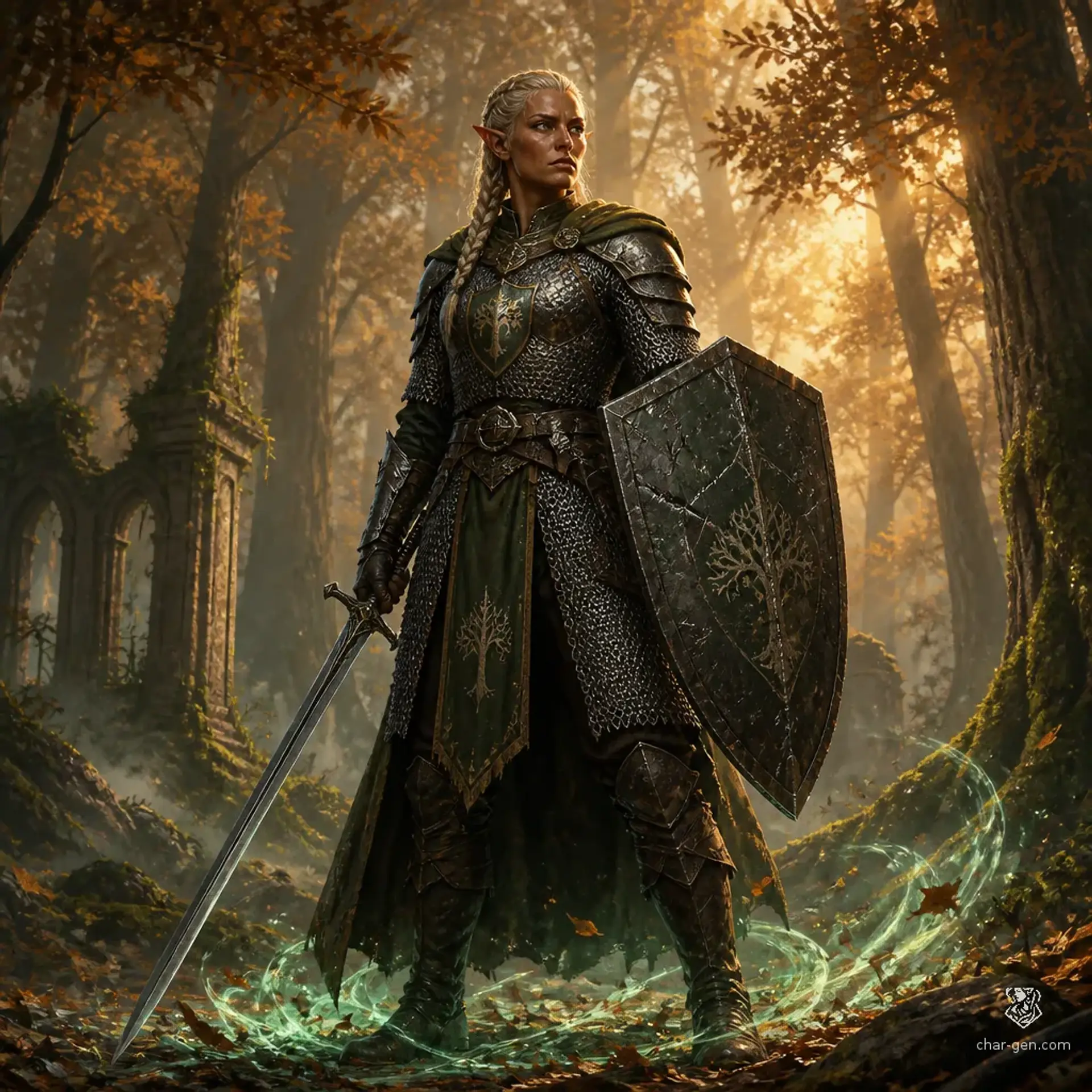 Althaea Galanodel - AI-generated fantasy Character