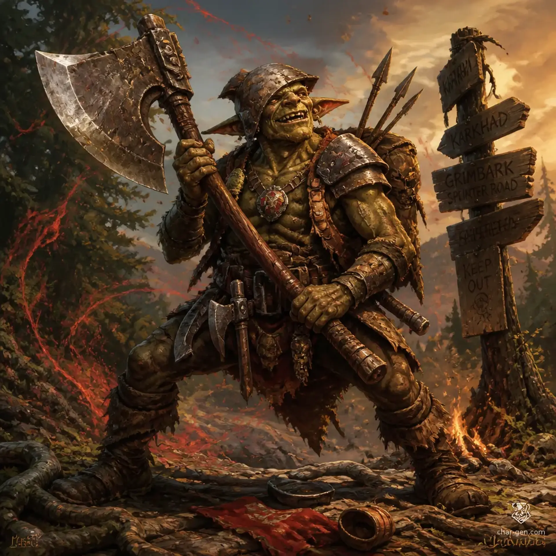Mad Ratter - AI-generated fantasy Character