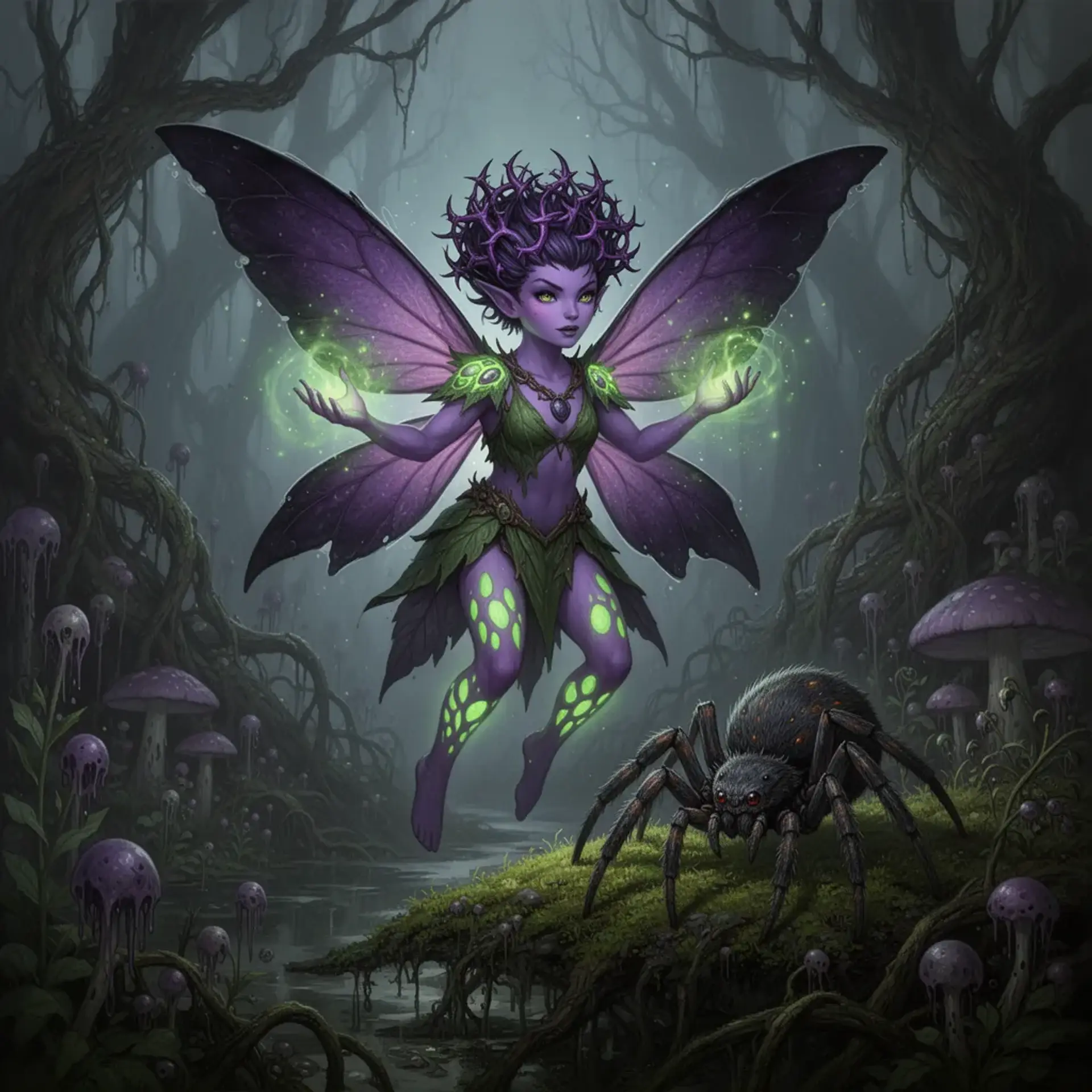 Nightshade Bramblechoke - AI-generated fantasy NPC