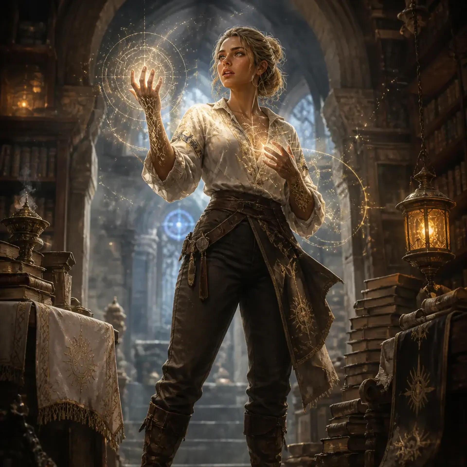 Mina Haddad - AI-generated fantasy Character