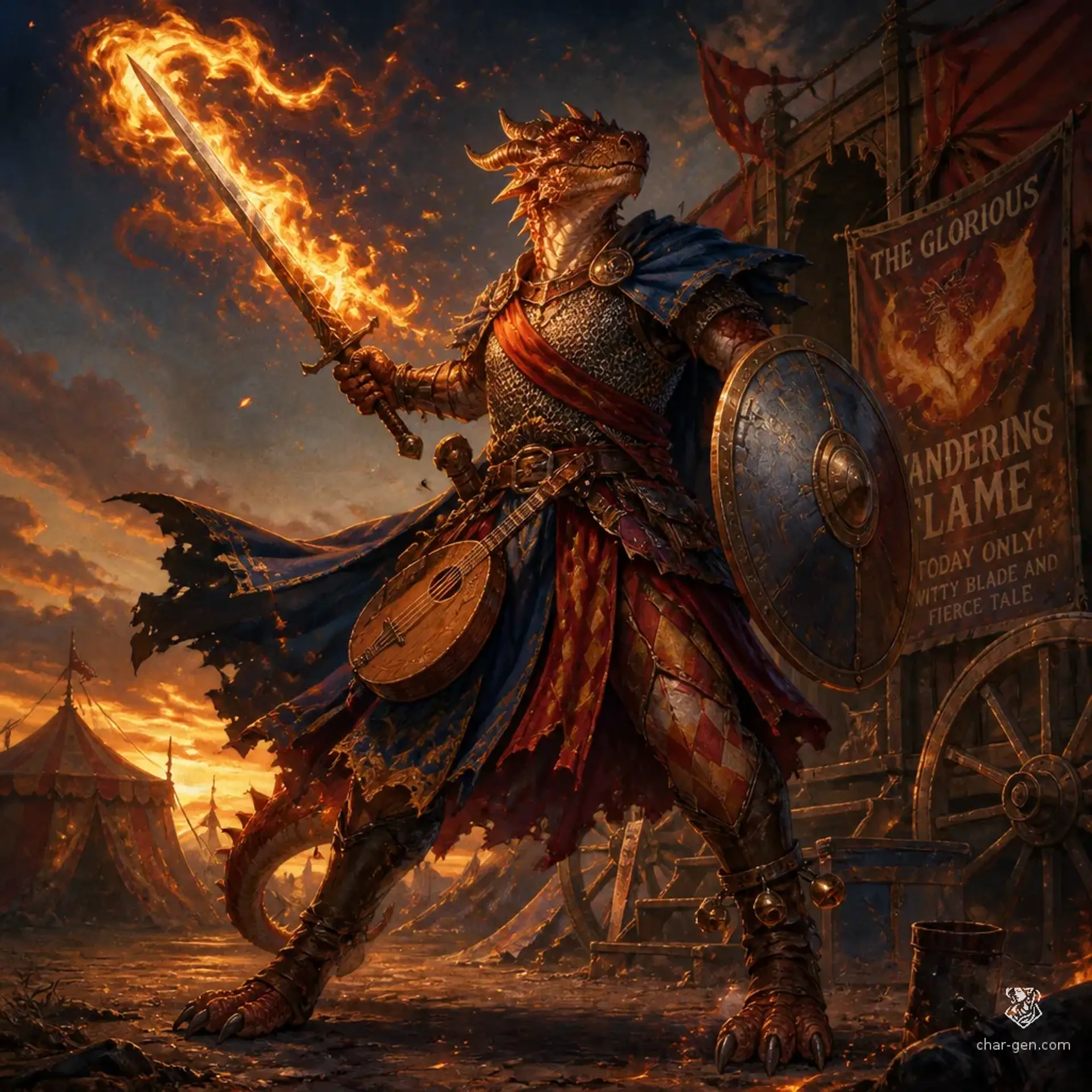Varka - AI-generated fantasy Character