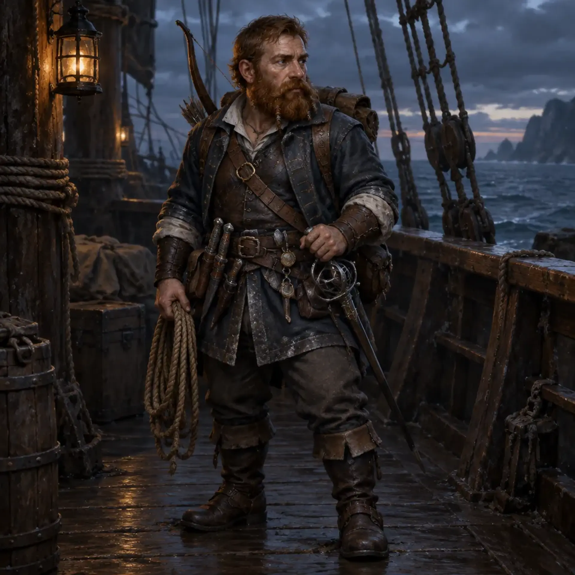 Olli Korp - AI-generated fantasy Character