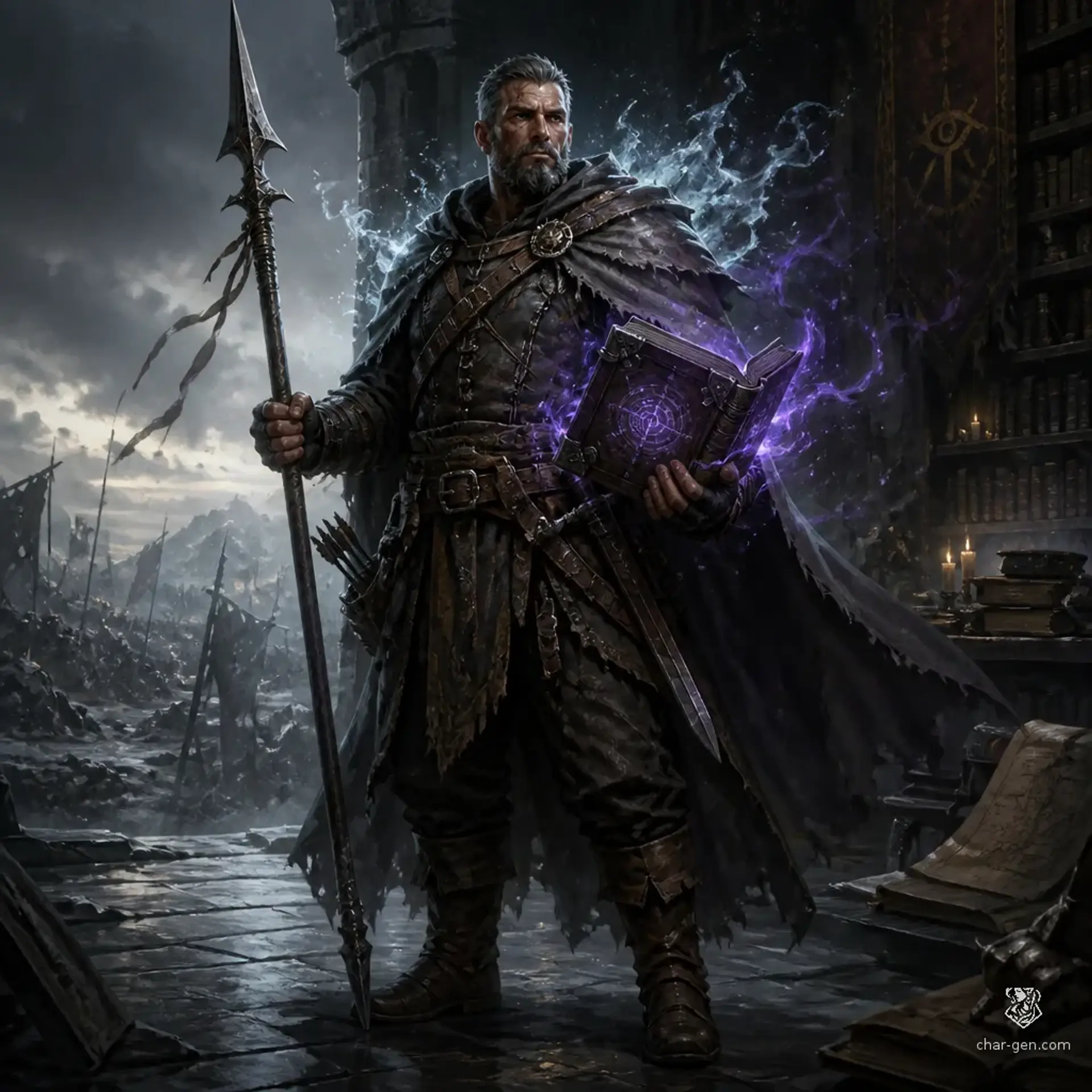 Kett Vargan - AI-generated fantasy Character