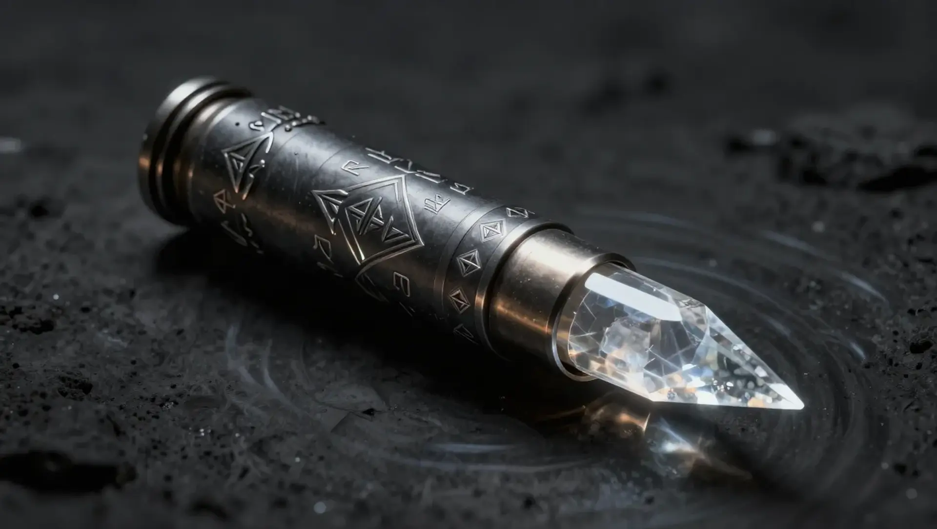 Aura-Breaker 12.7x55mm Round - AI-generated fantasy Magic Item