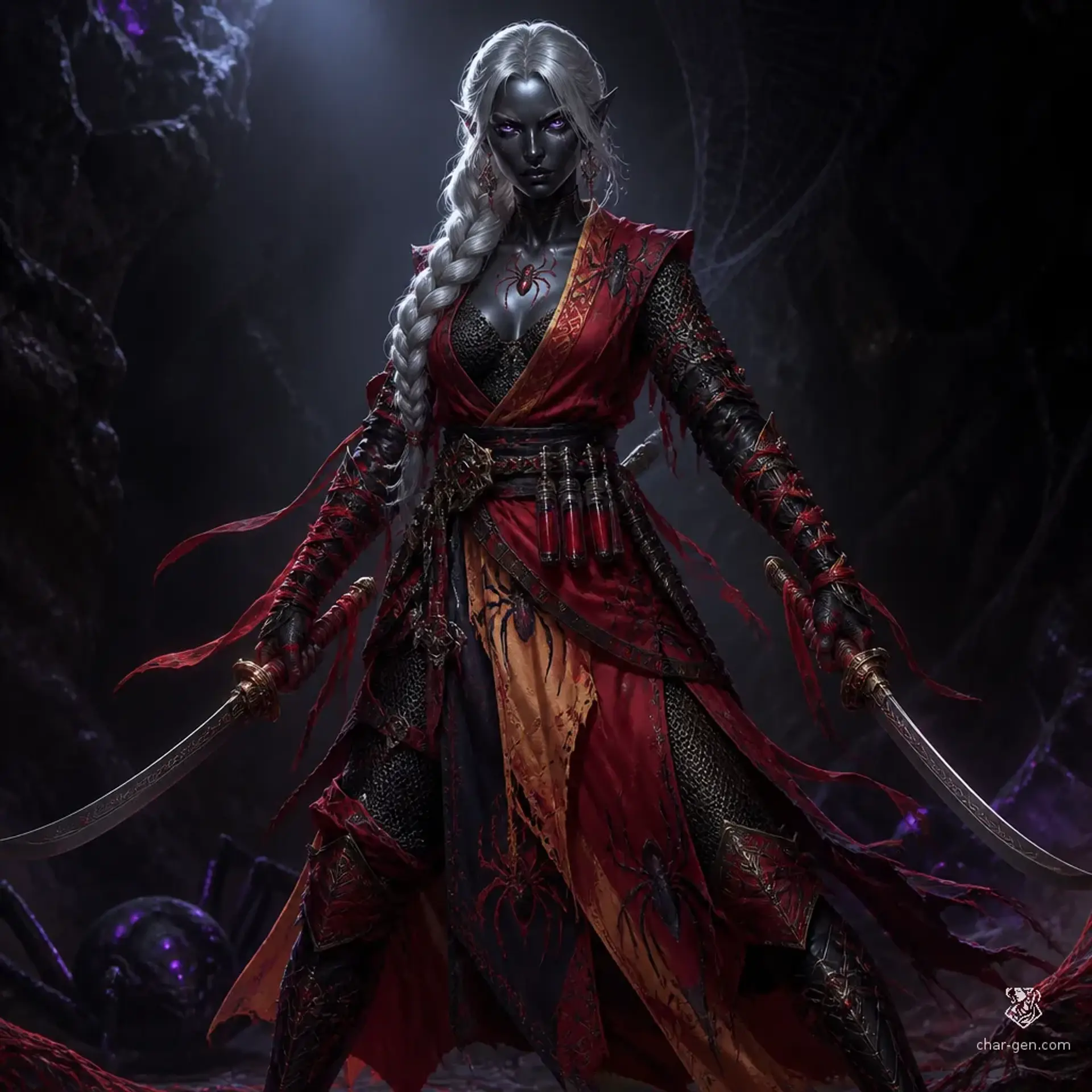 Aurelia Malys - AI-generated fantasy Character