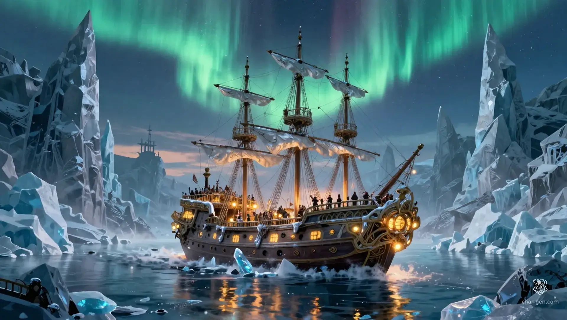 The Chill of the Gilded Quack - AI-generated fantasy Quest