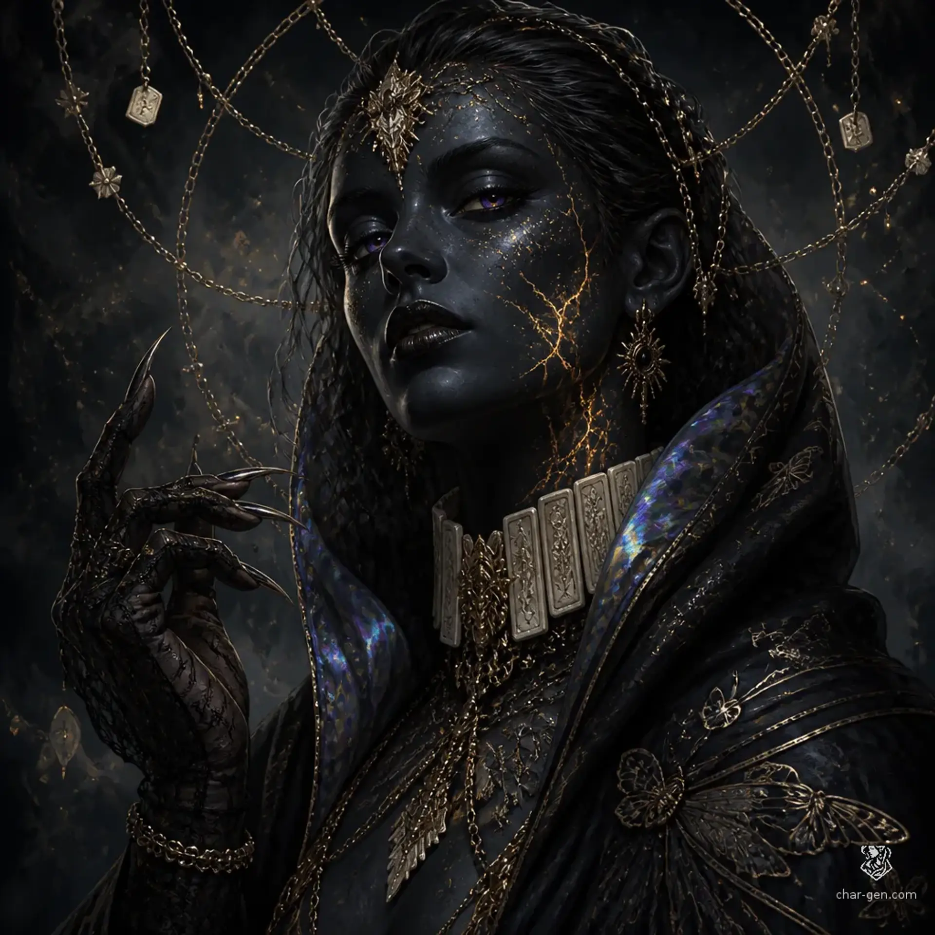 Nyxara - AI-generated fantasy NPC