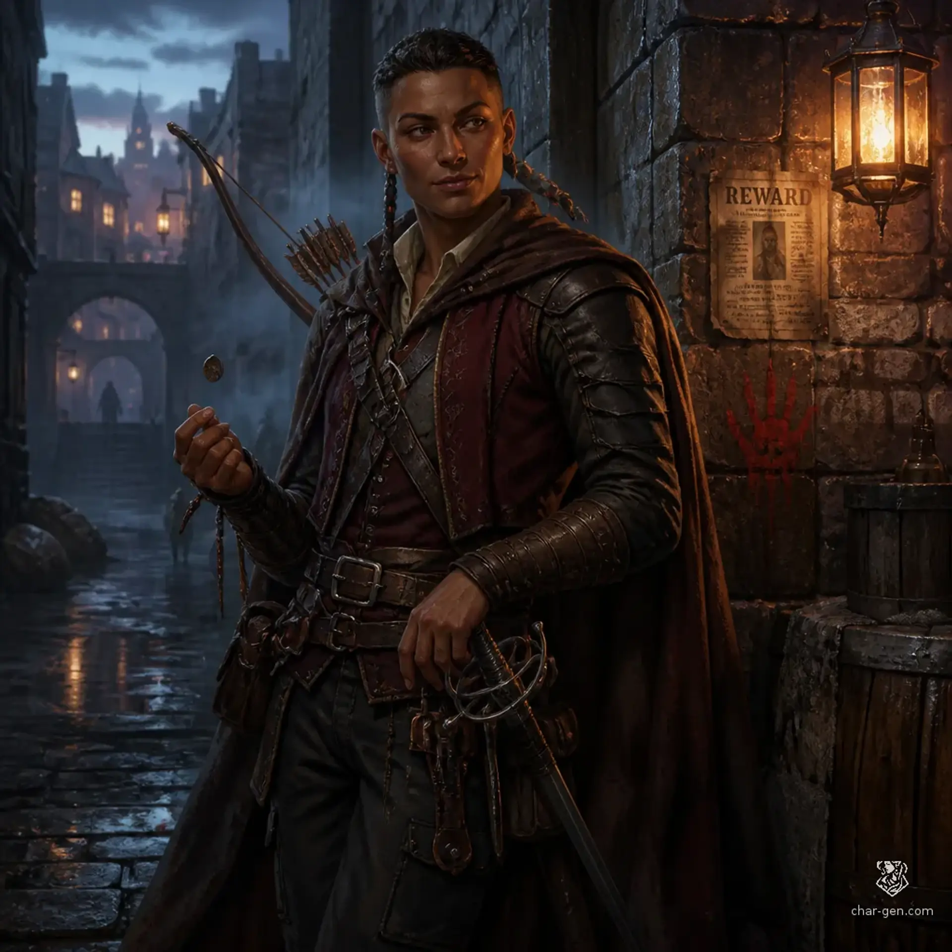 Ketik Rojas - AI-generated fantasy Character