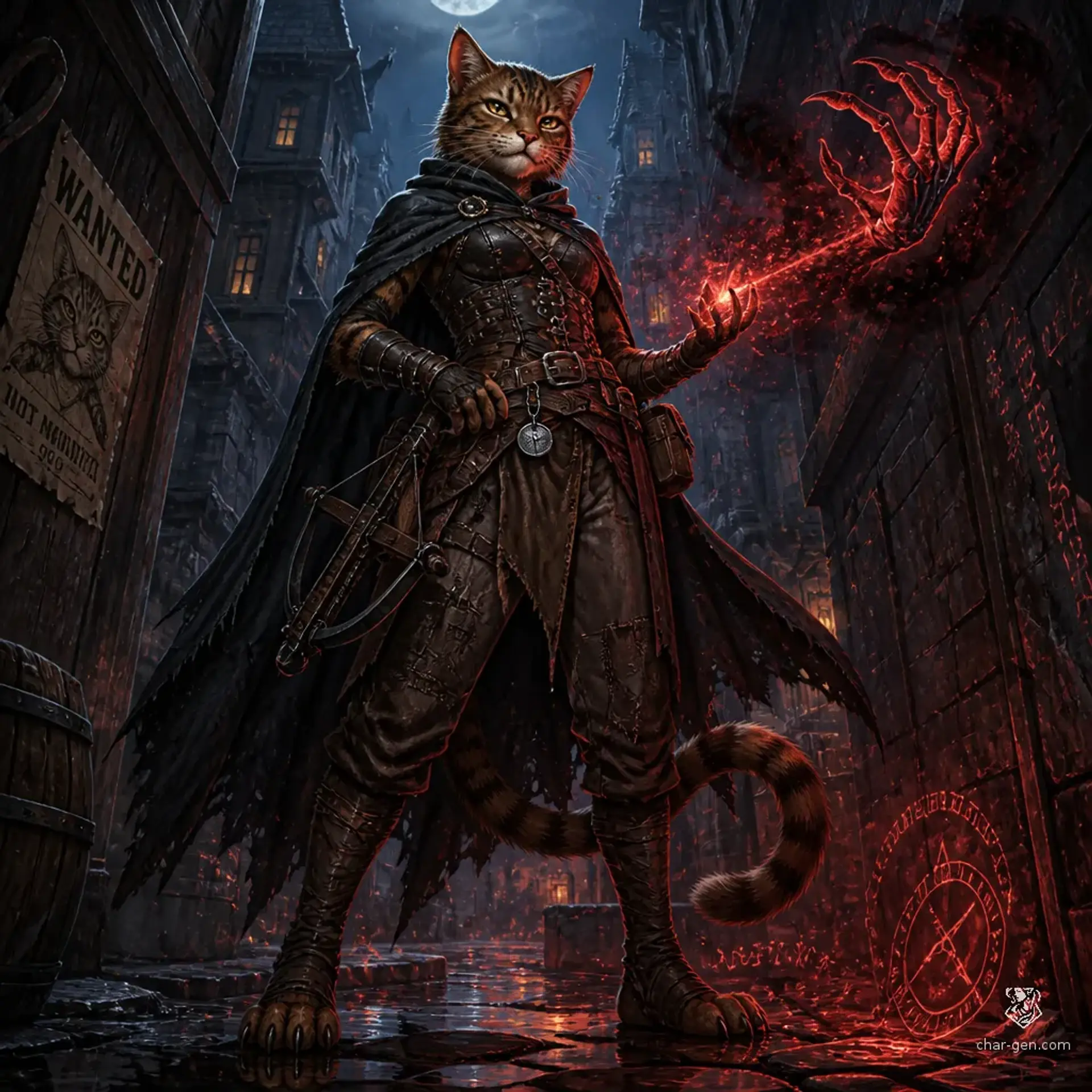 Tess Merrigold - AI-generated fantasy Character
