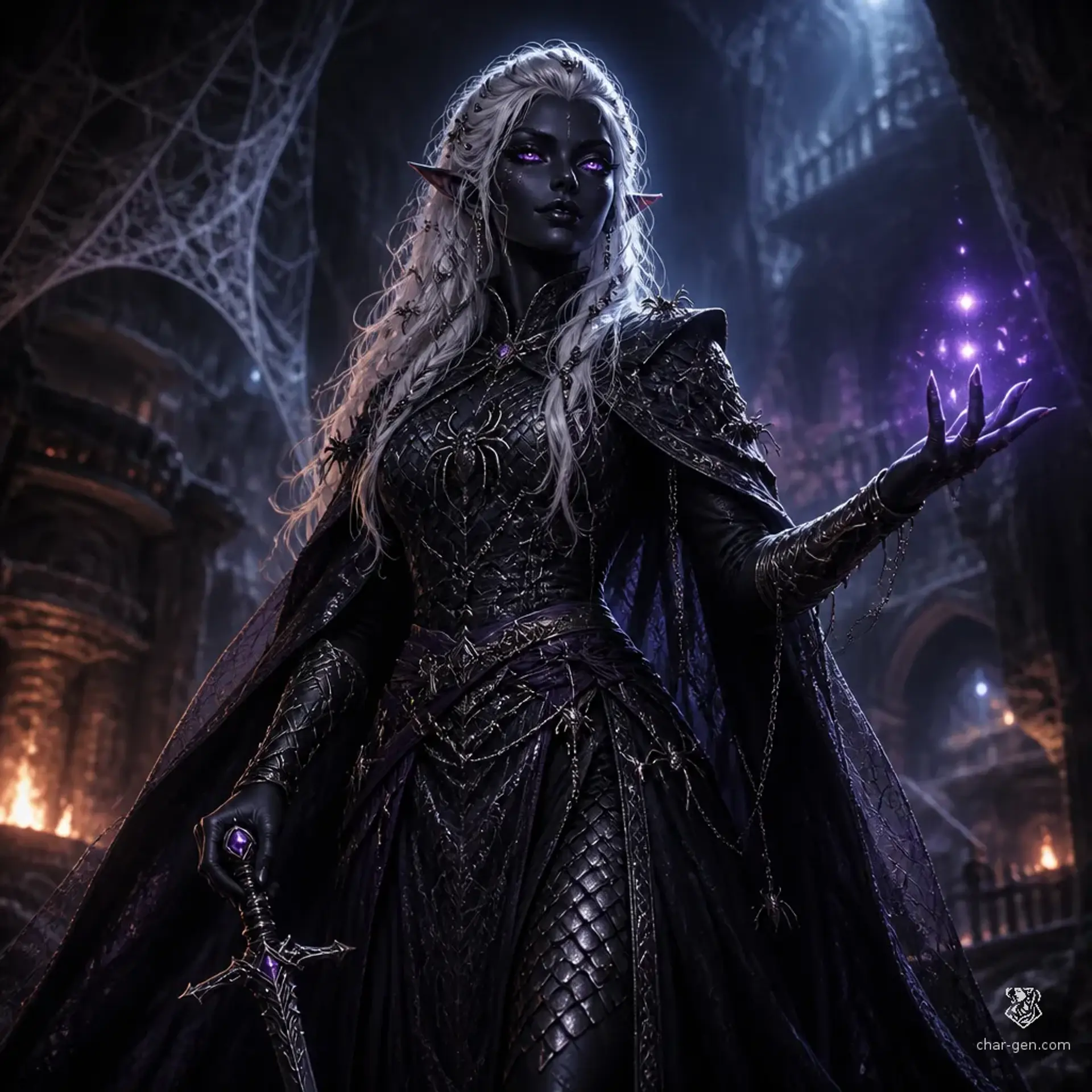 Aurelia Malice - AI-generated fantasy Character