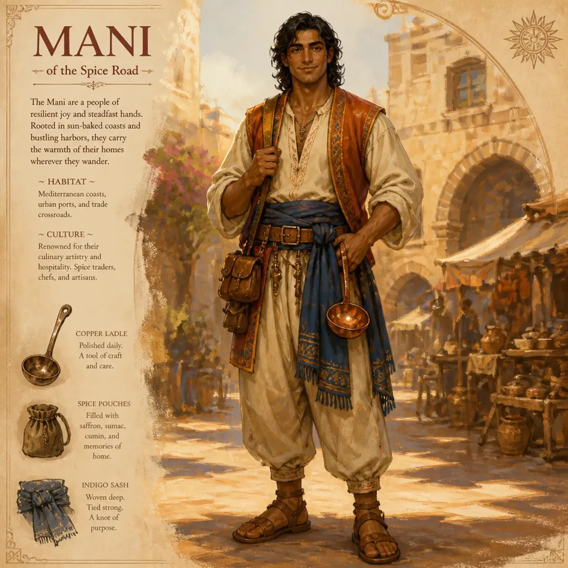 Mani - AI-generated fantasy Species