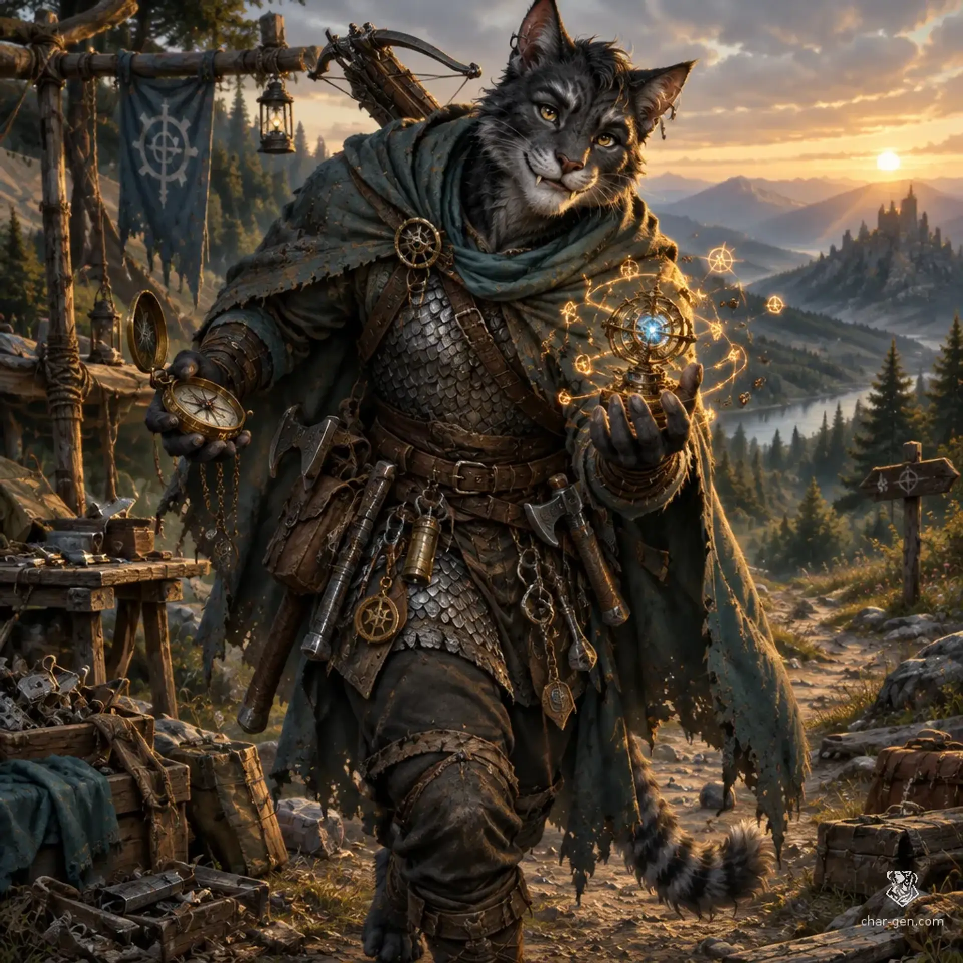 Krey - AI-generated fantasy Character