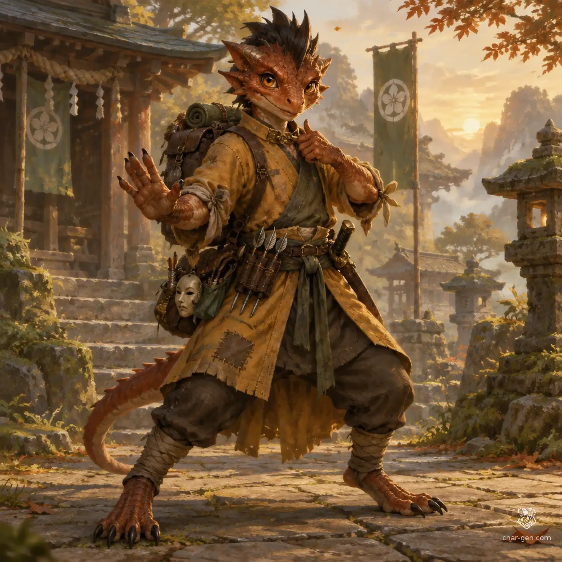 Visk - AI-generated fantasy Character