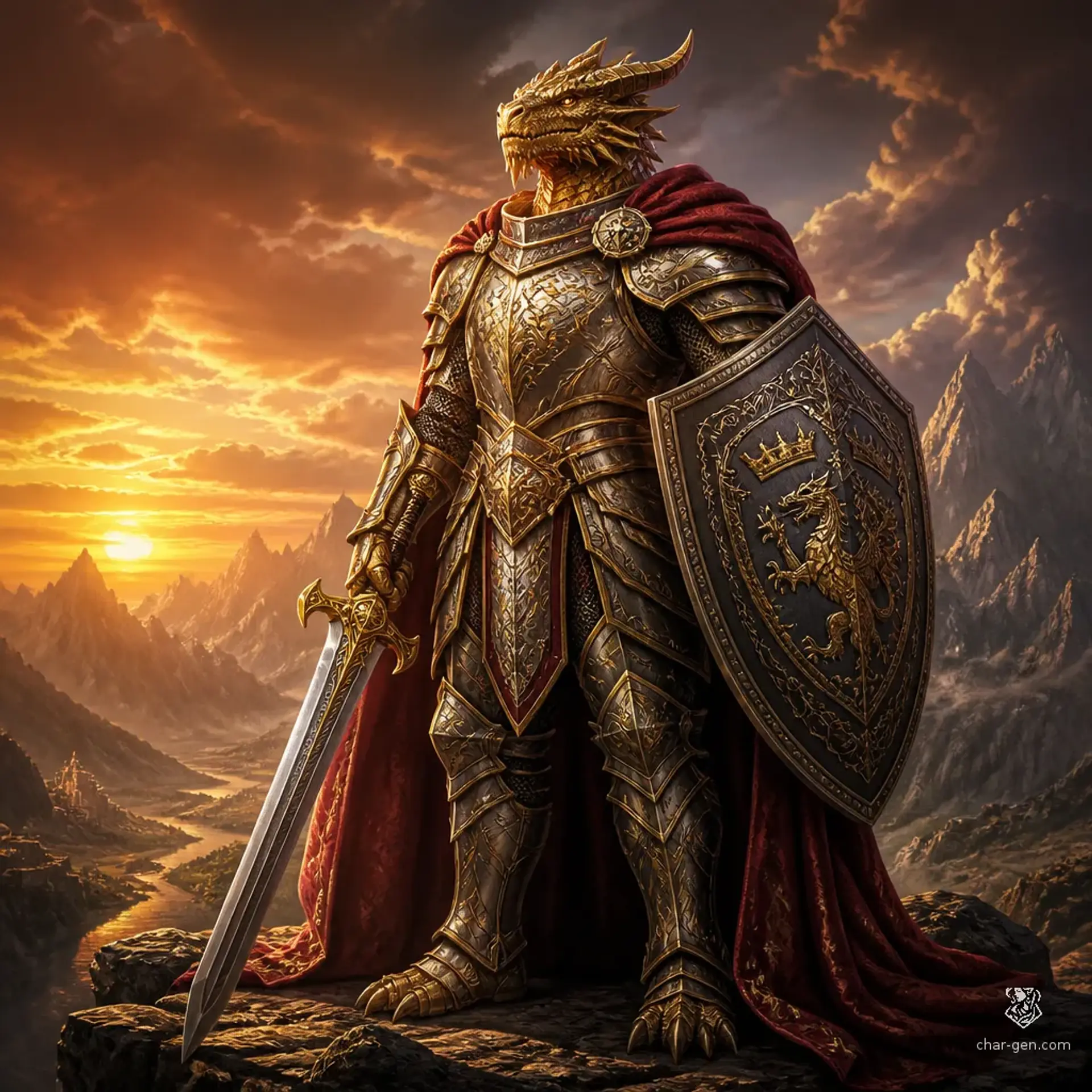 Kashaar - AI-generated fantasy Character
