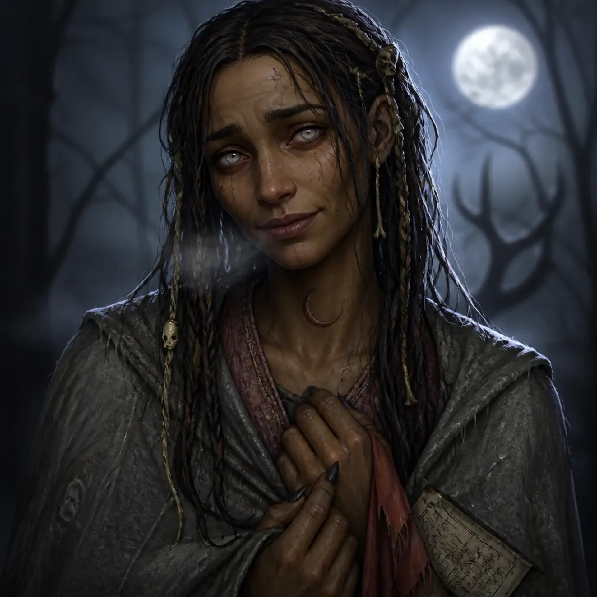 Elsin Vey, the White-Eyed Doe