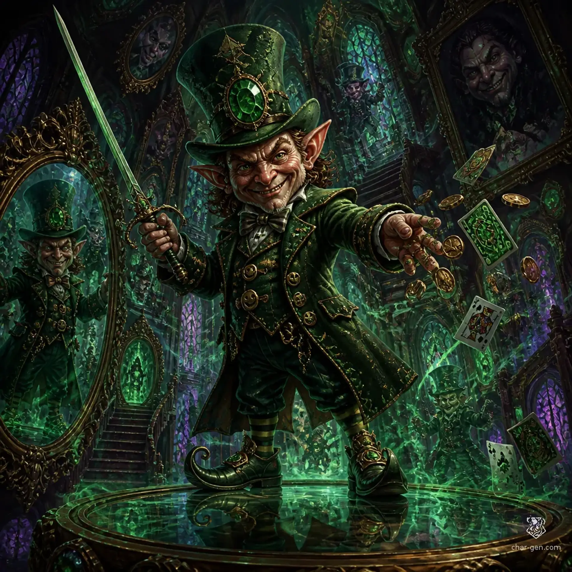 Charles the leprechan