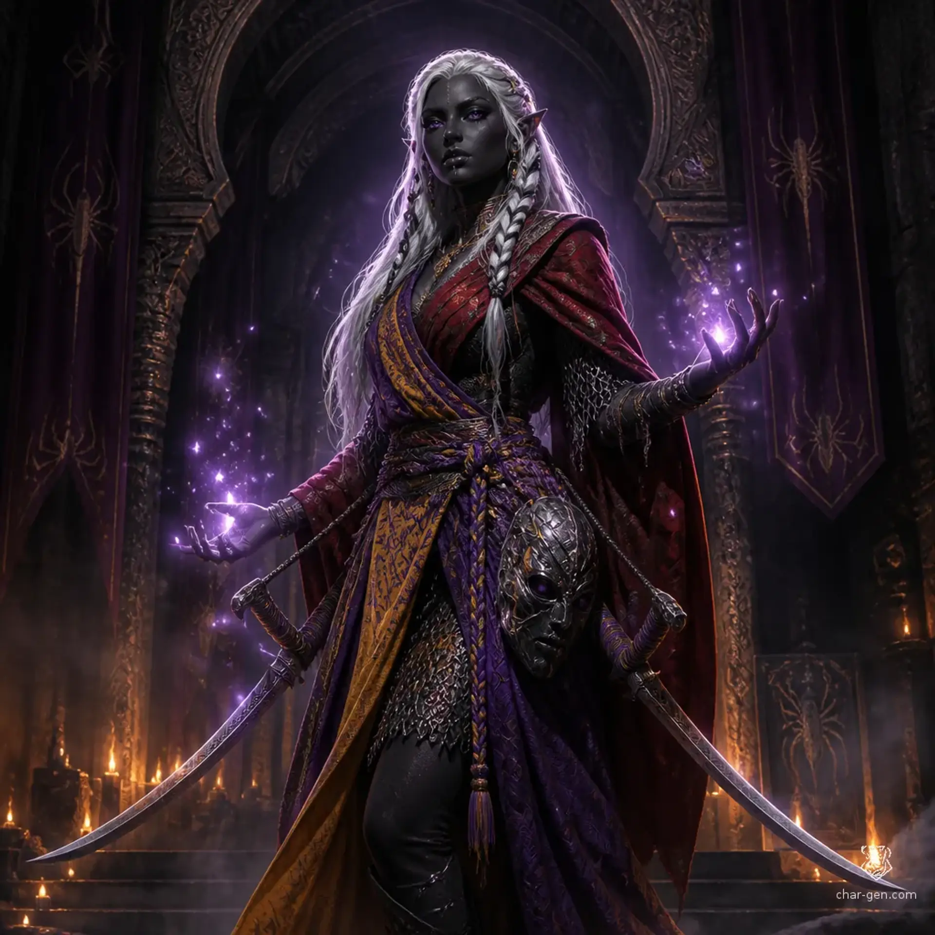 Malice - AI-generated fantasy Character