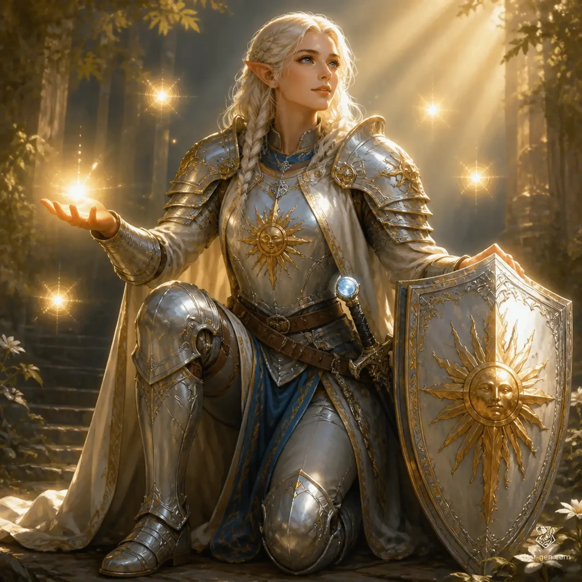 Seraphina Moonflower - AI-generated fantasy Character