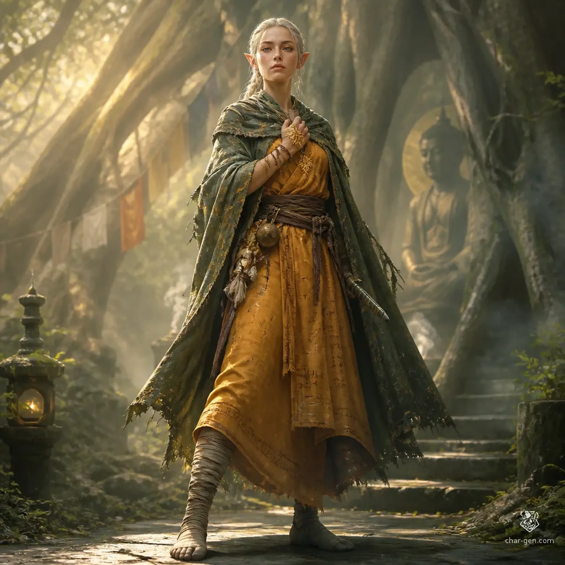 Lethariel Ash-Breath - AI-generated fantasy Character