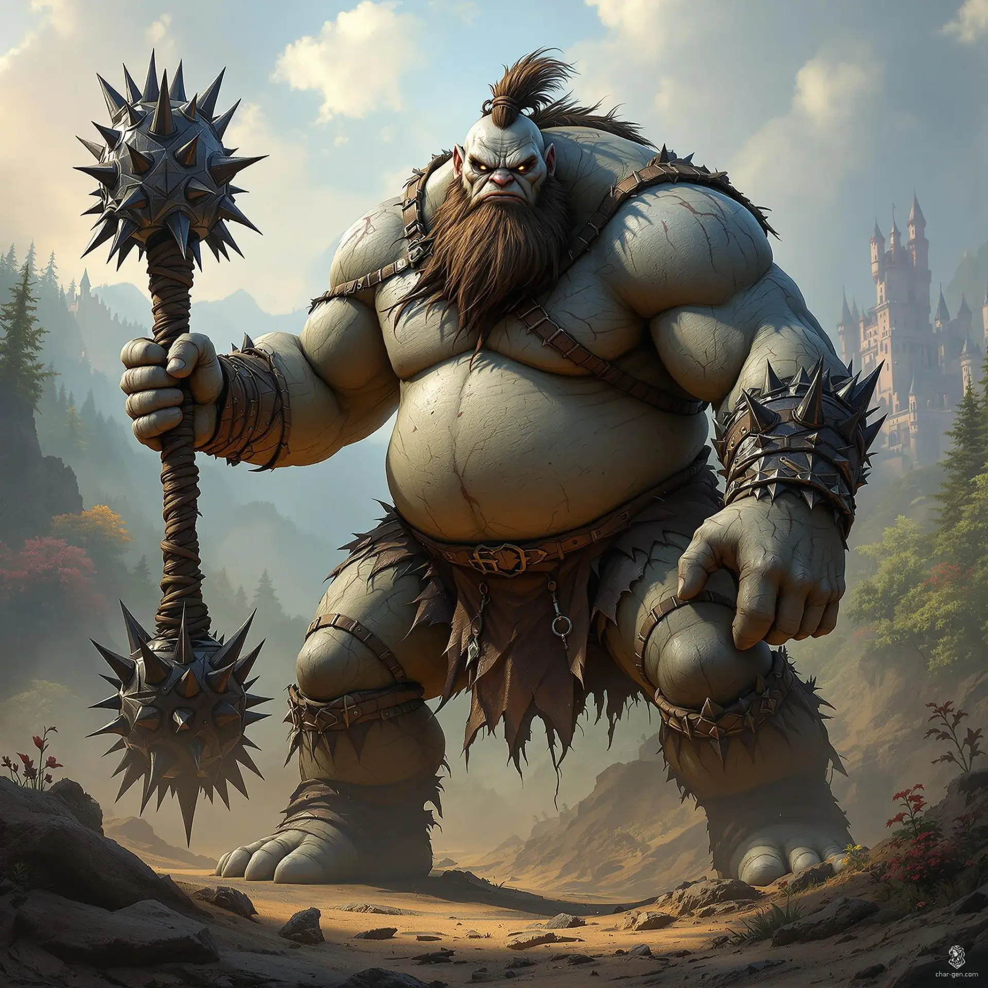 Hill Giant - D&D Character Art