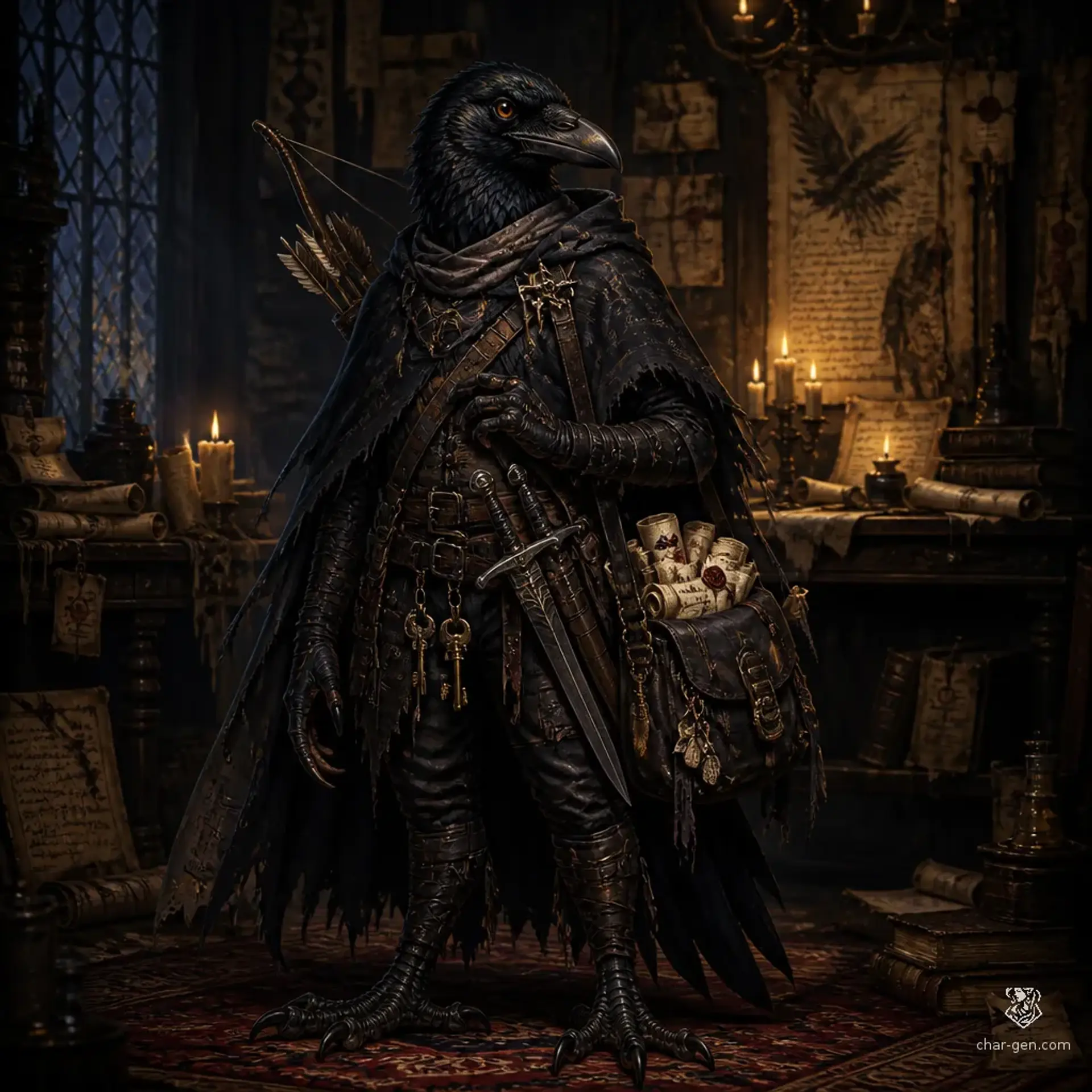 Pip of Many Copies - AI-generated fantasy Character