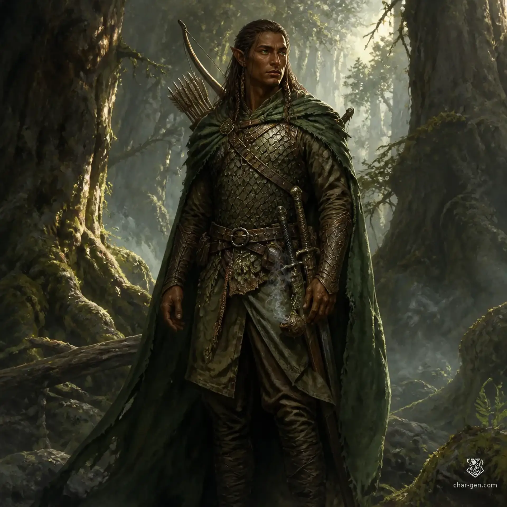 Thalen Greenthumb - AI-generated fantasy Character