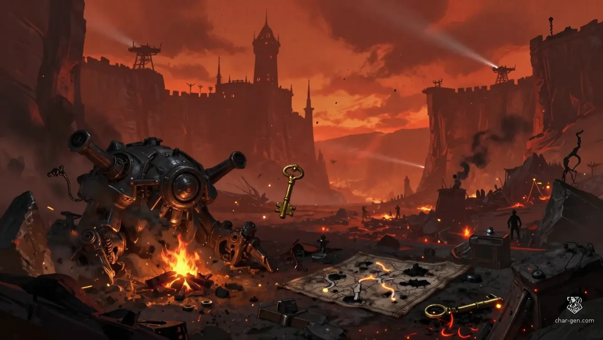 Redline Exodus - AI-generated fantasy Quest