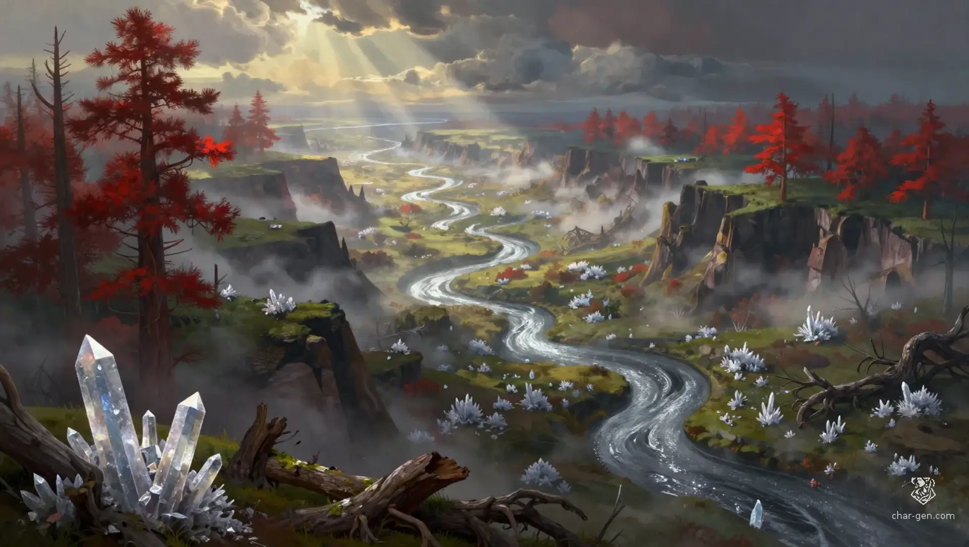 Redross - AI-generated fantasy Region