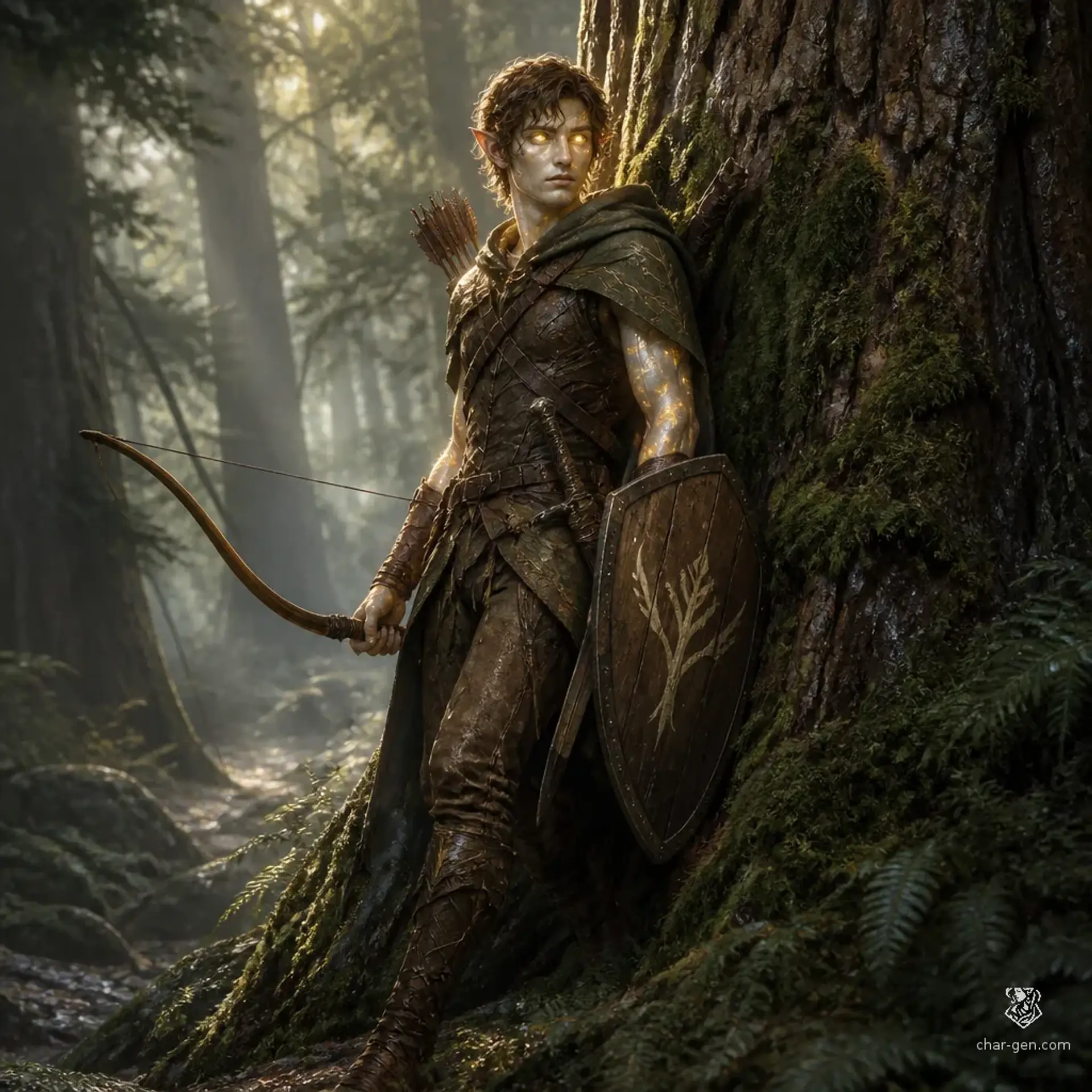 Hall - AI-generated fantasy Character