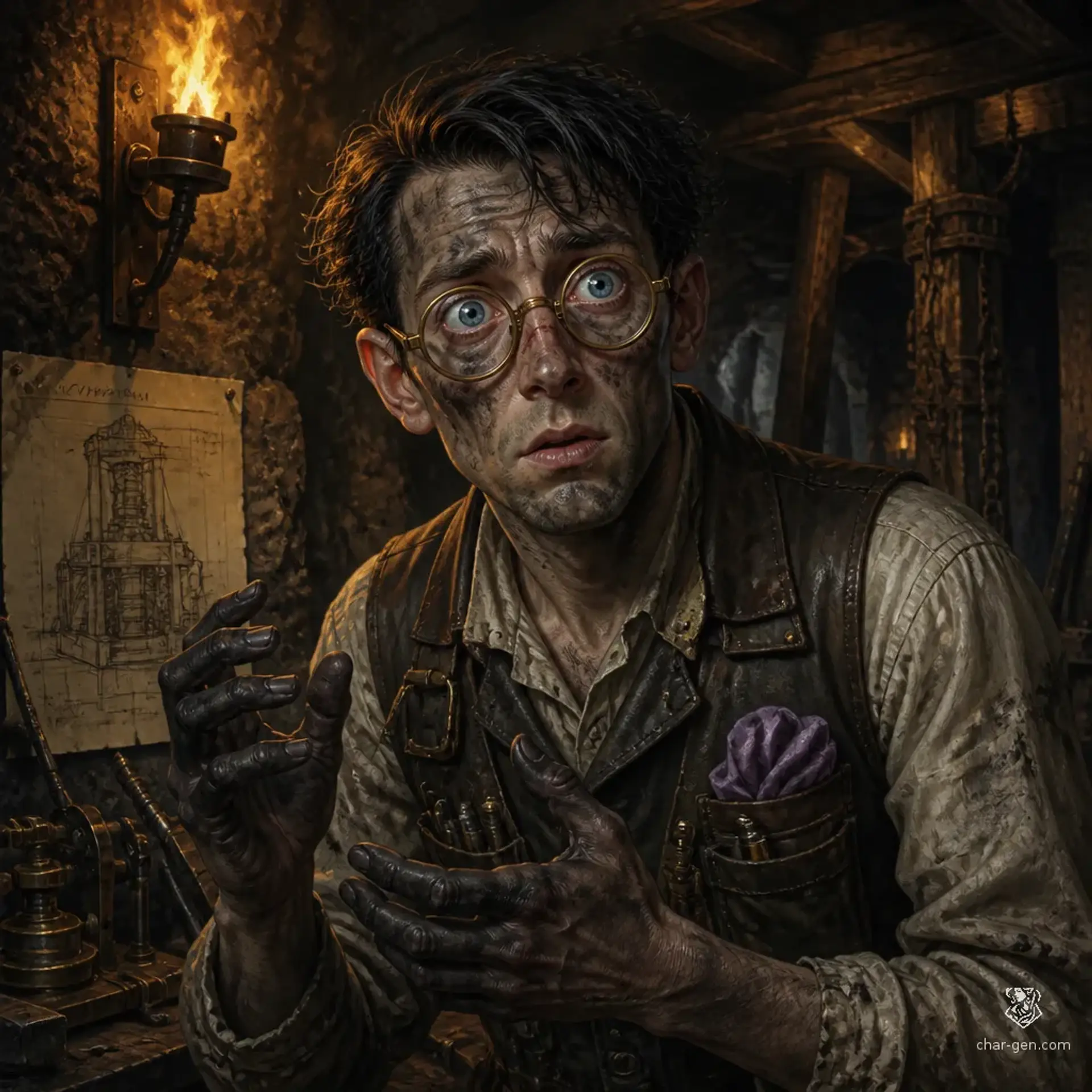 Kaelen the Shorer - AI-generated fantasy NPC