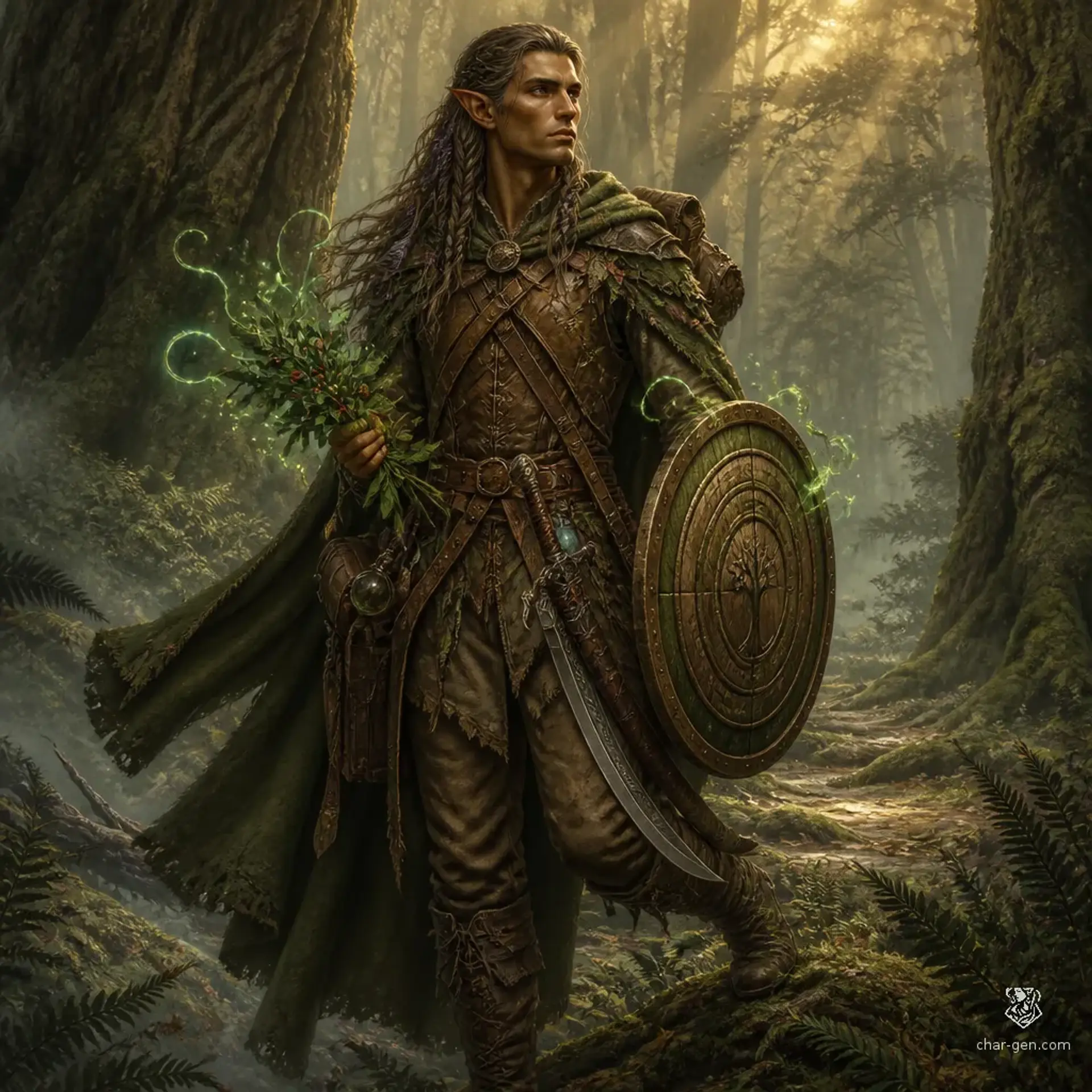 Paelias - AI-generated fantasy Character
