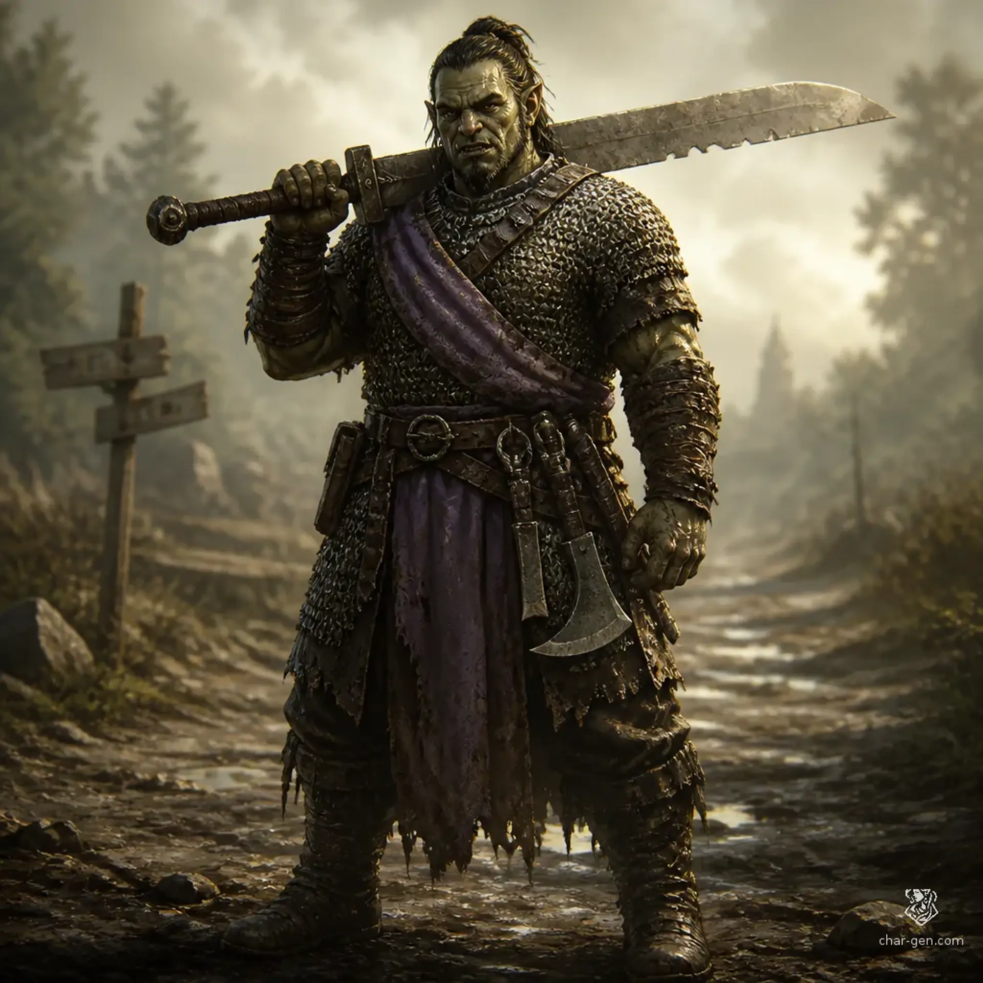 Korgas Vane - AI-generated fantasy Character