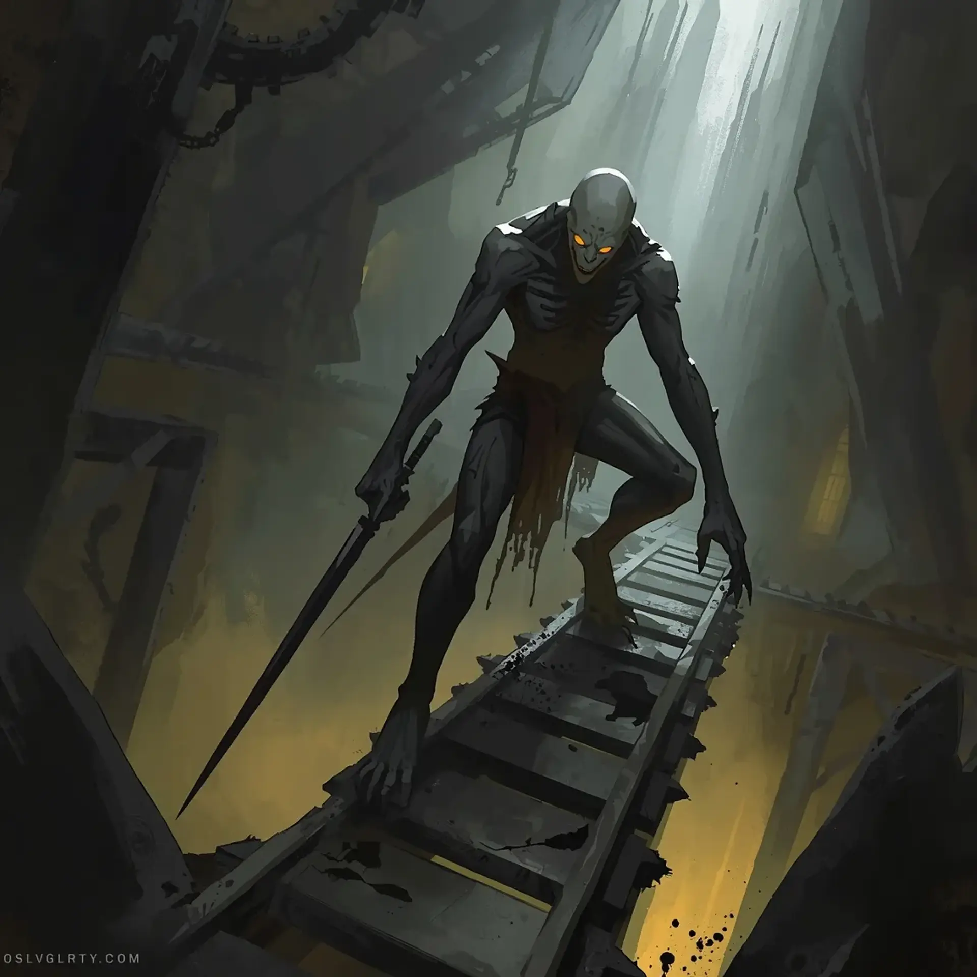 Shadow Creeper - AI-generated fantasy Monster