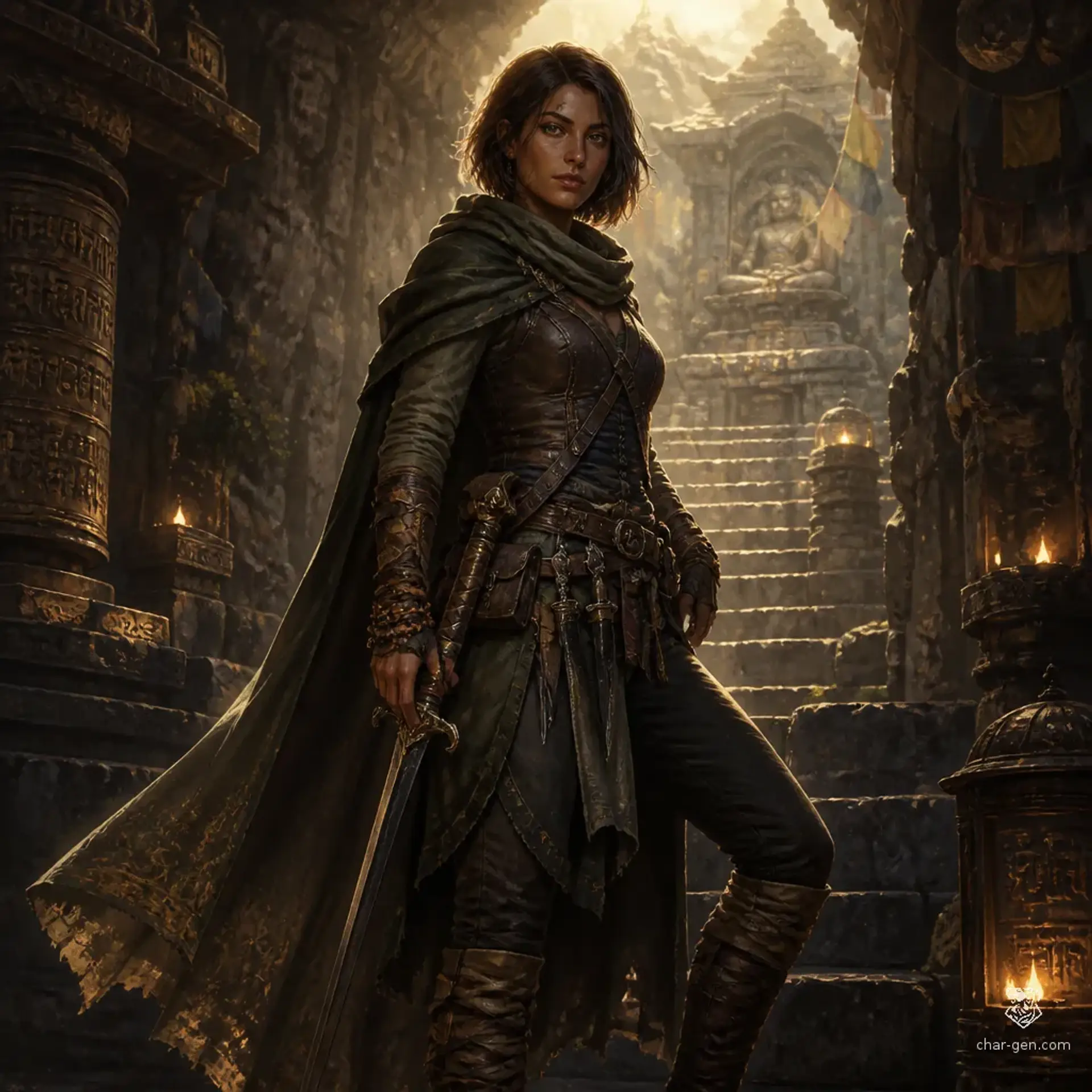 Khazak - AI-generated fantasy Character