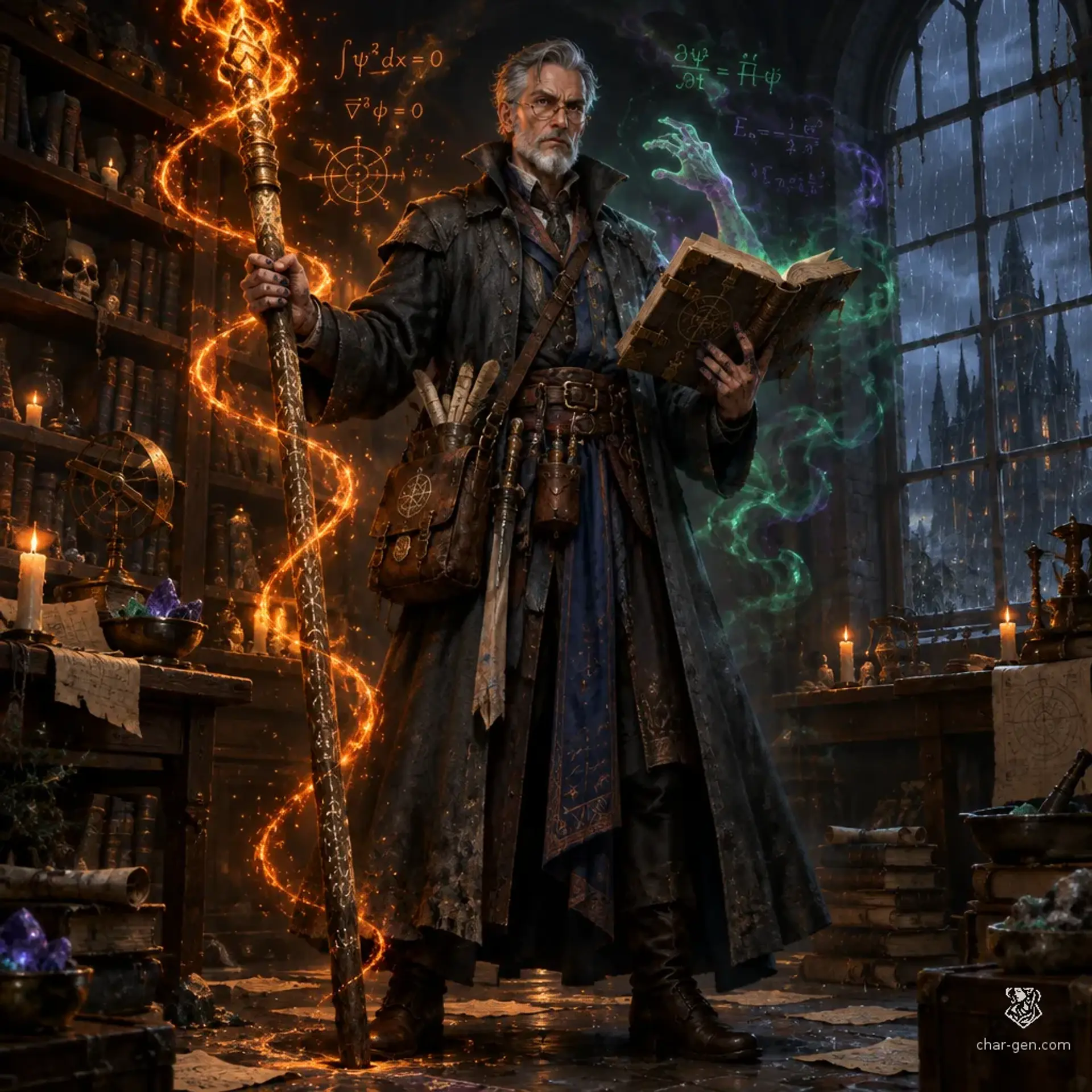 Dr. Reginald Blackwood - AI-generated fantasy Character