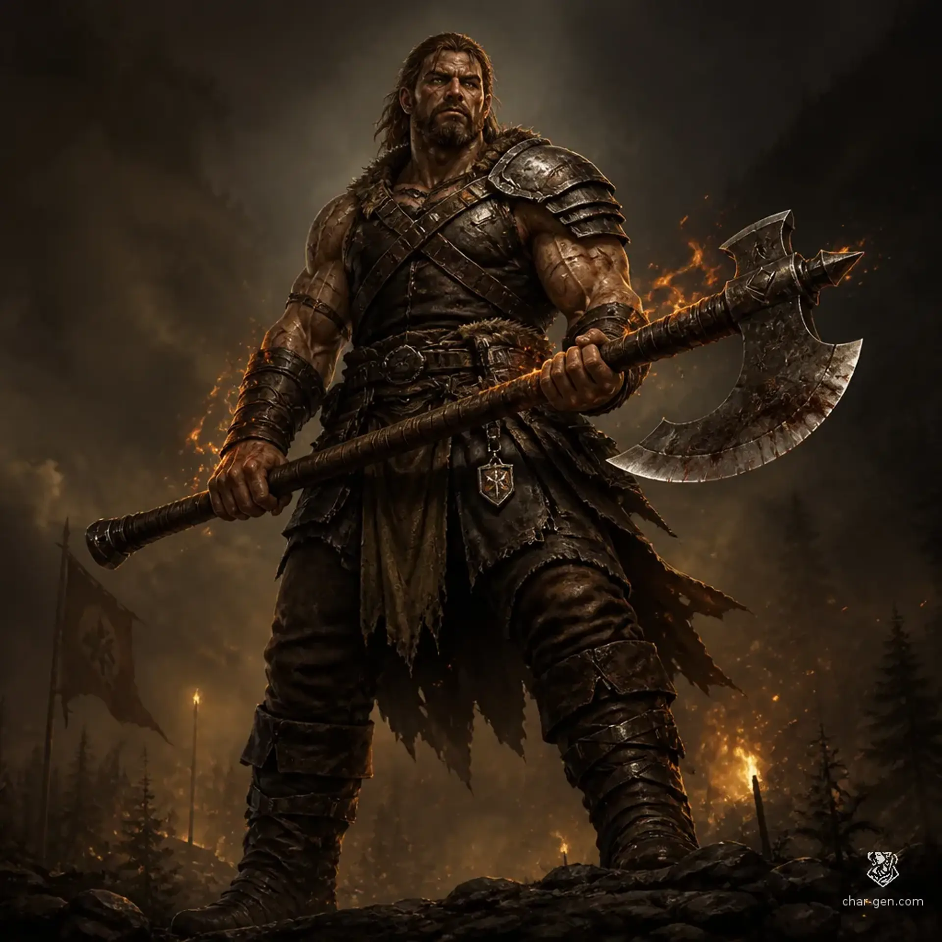 Kett Ormsson - AI-generated fantasy Character