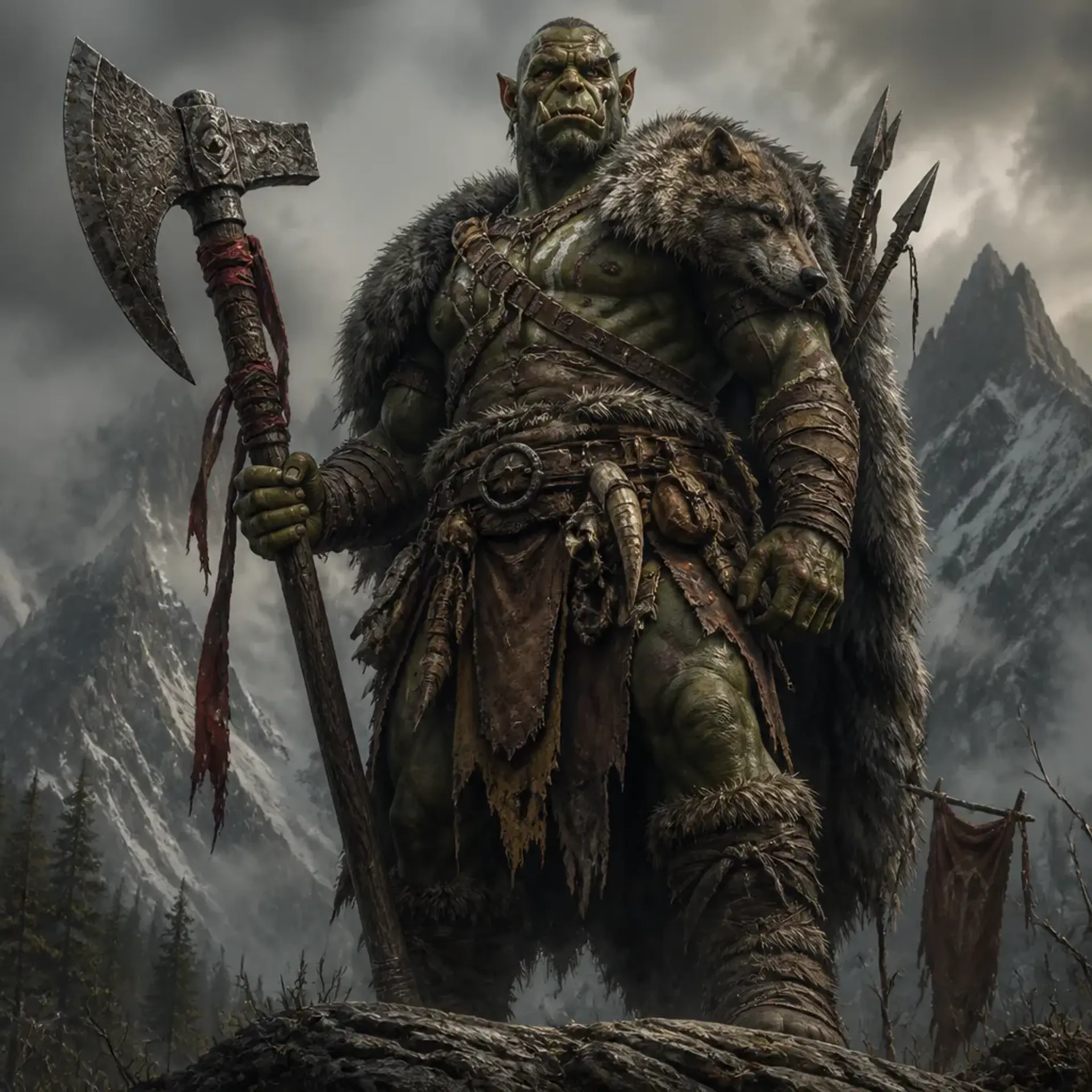 Gorzhak Stonetrail - AI-generated fantasy Character