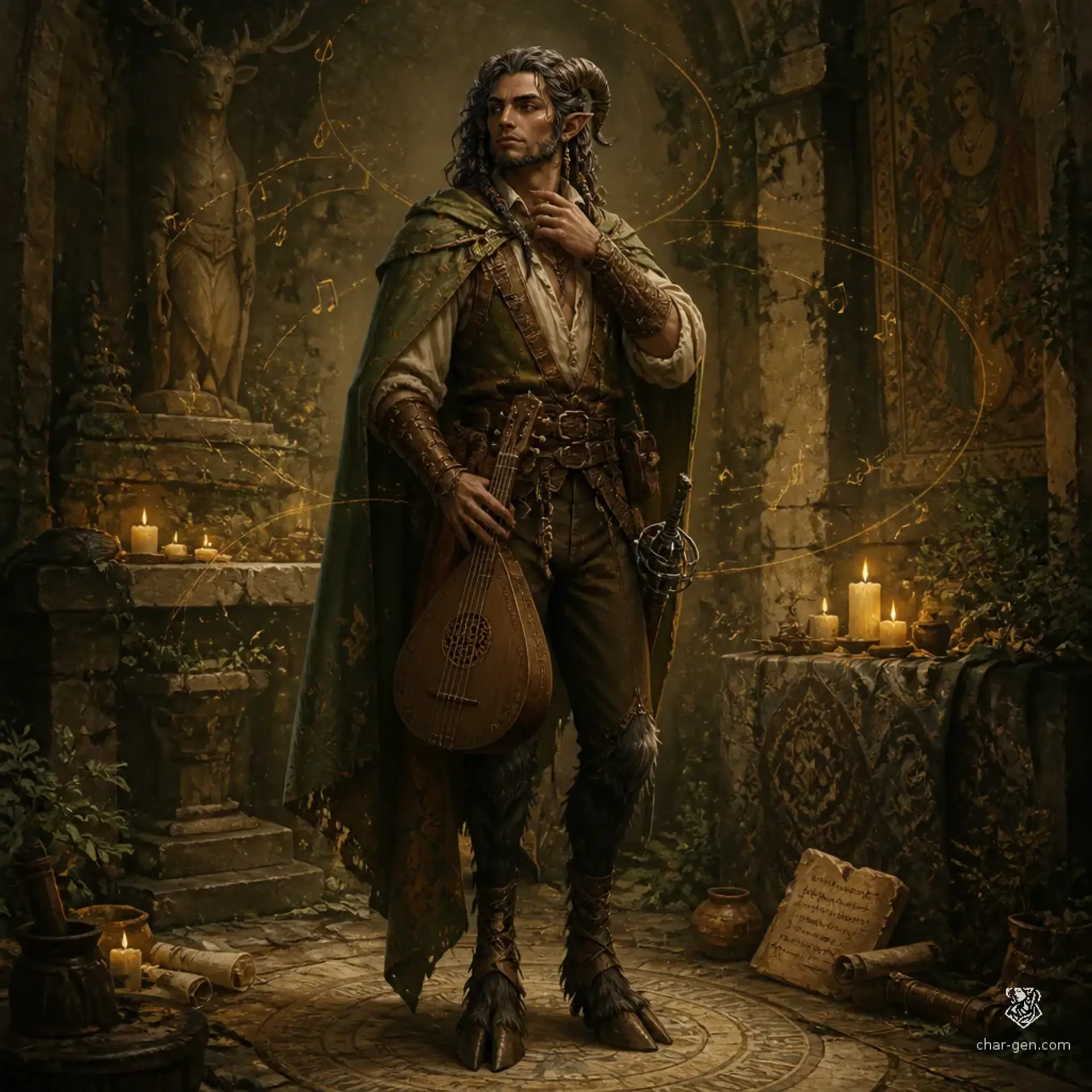 Ketzak - AI-generated fantasy Character