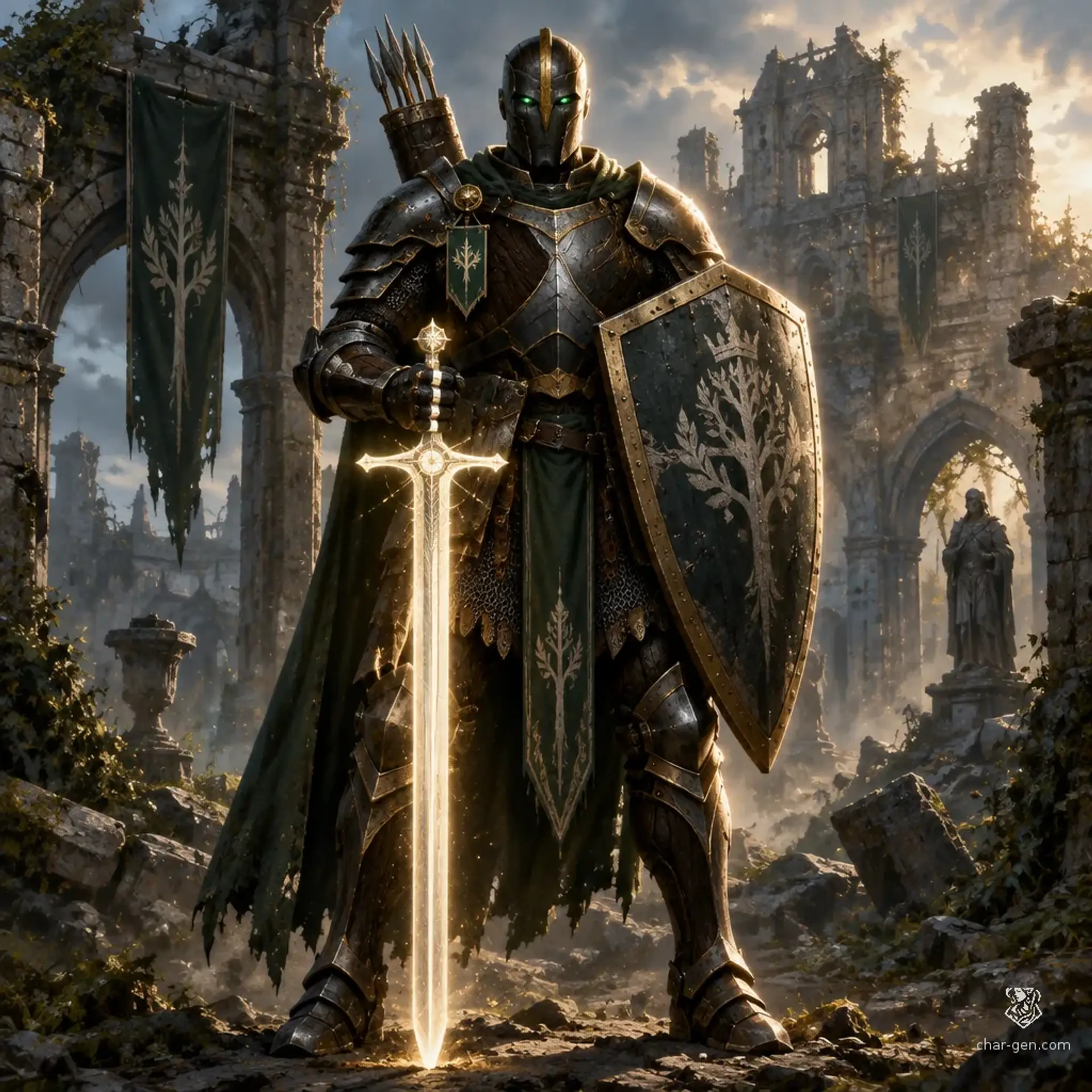 Lysander - AI-generated fantasy Character