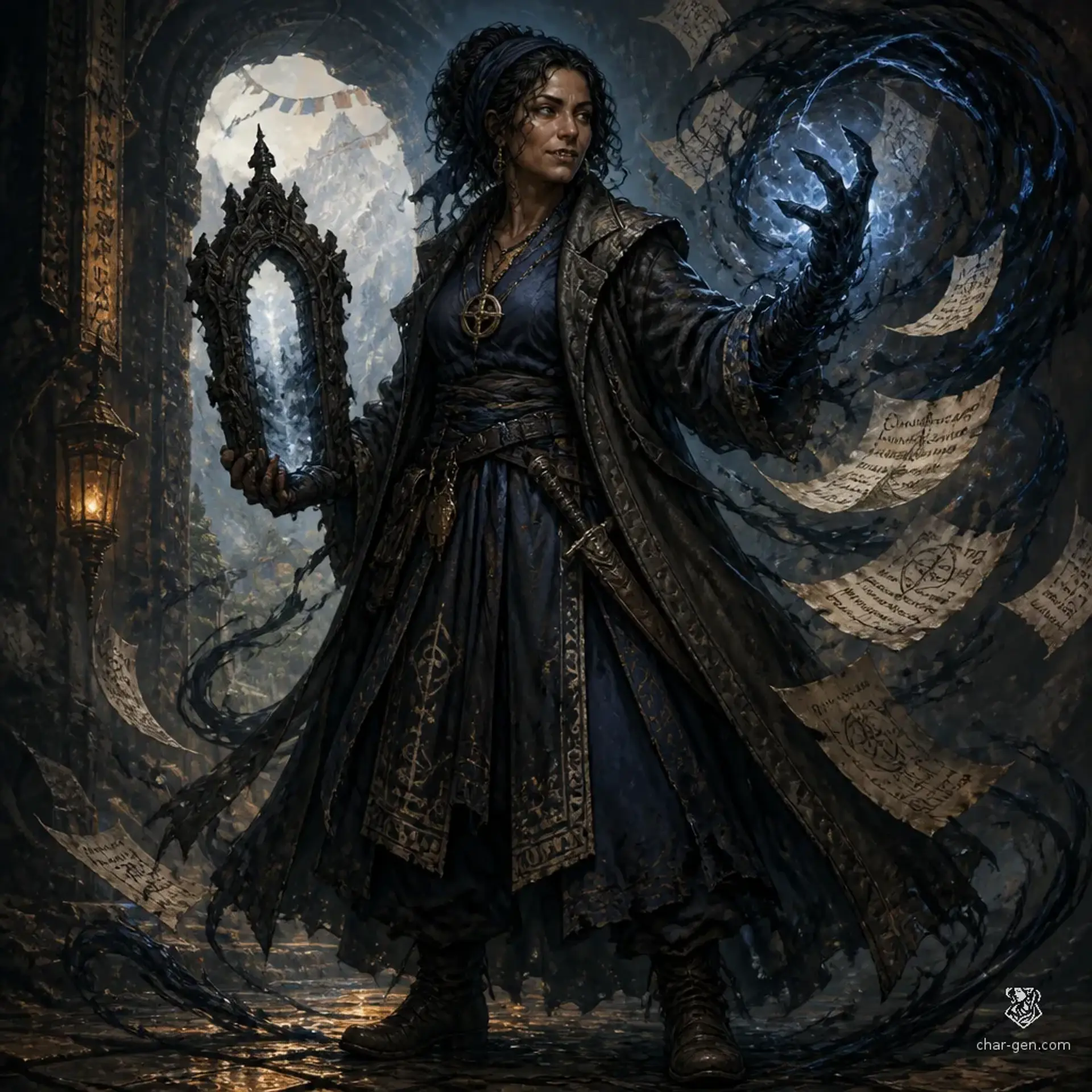 Nadira Mtembe - AI-generated fantasy Character