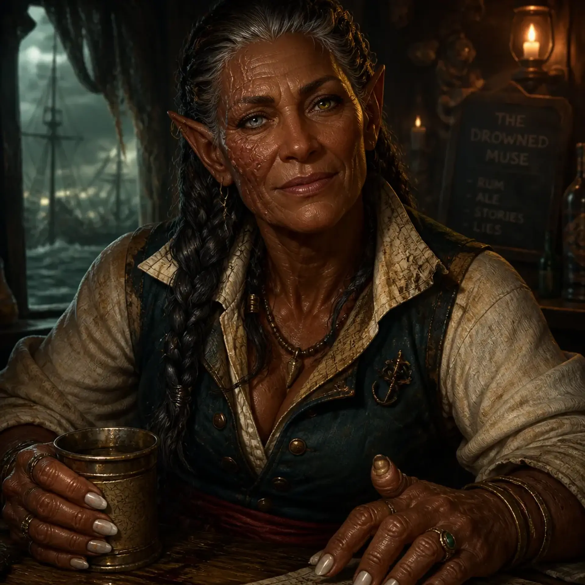 Marra Veyra - AI-generated fantasy NPC