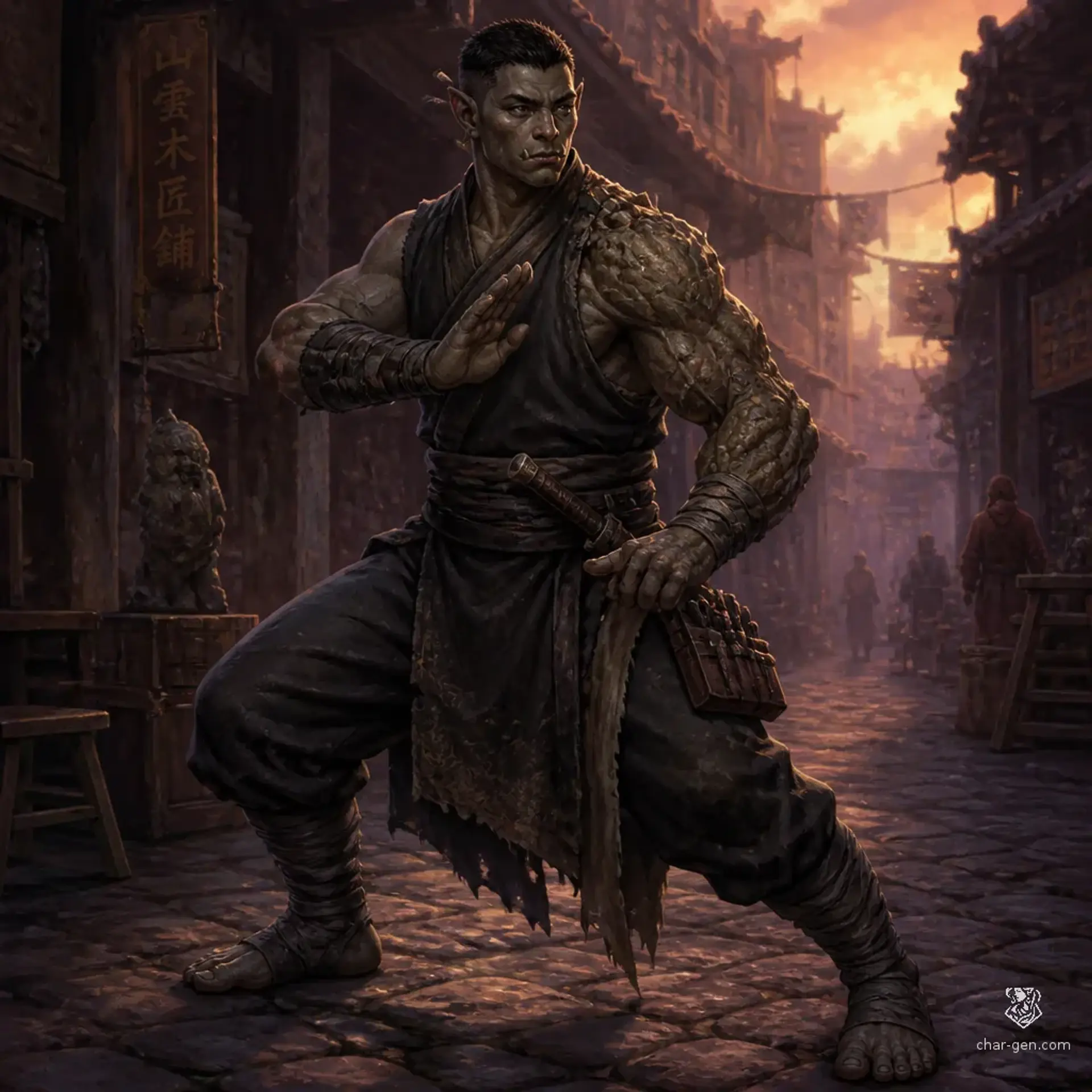 Aldric Varn - AI-generated fantasy Character