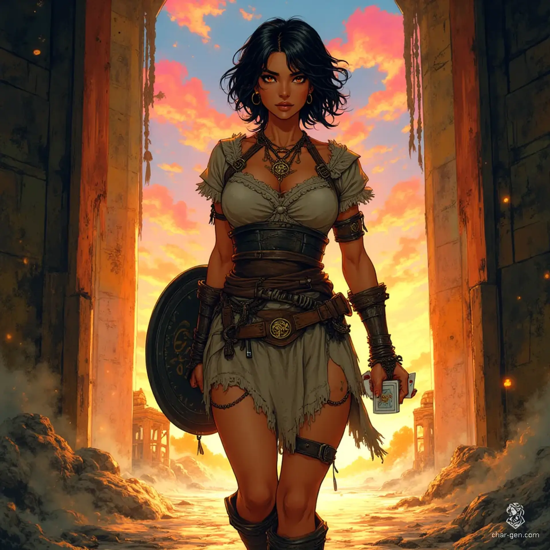 Serra Kethapell - AI-generated fantasy NPC
