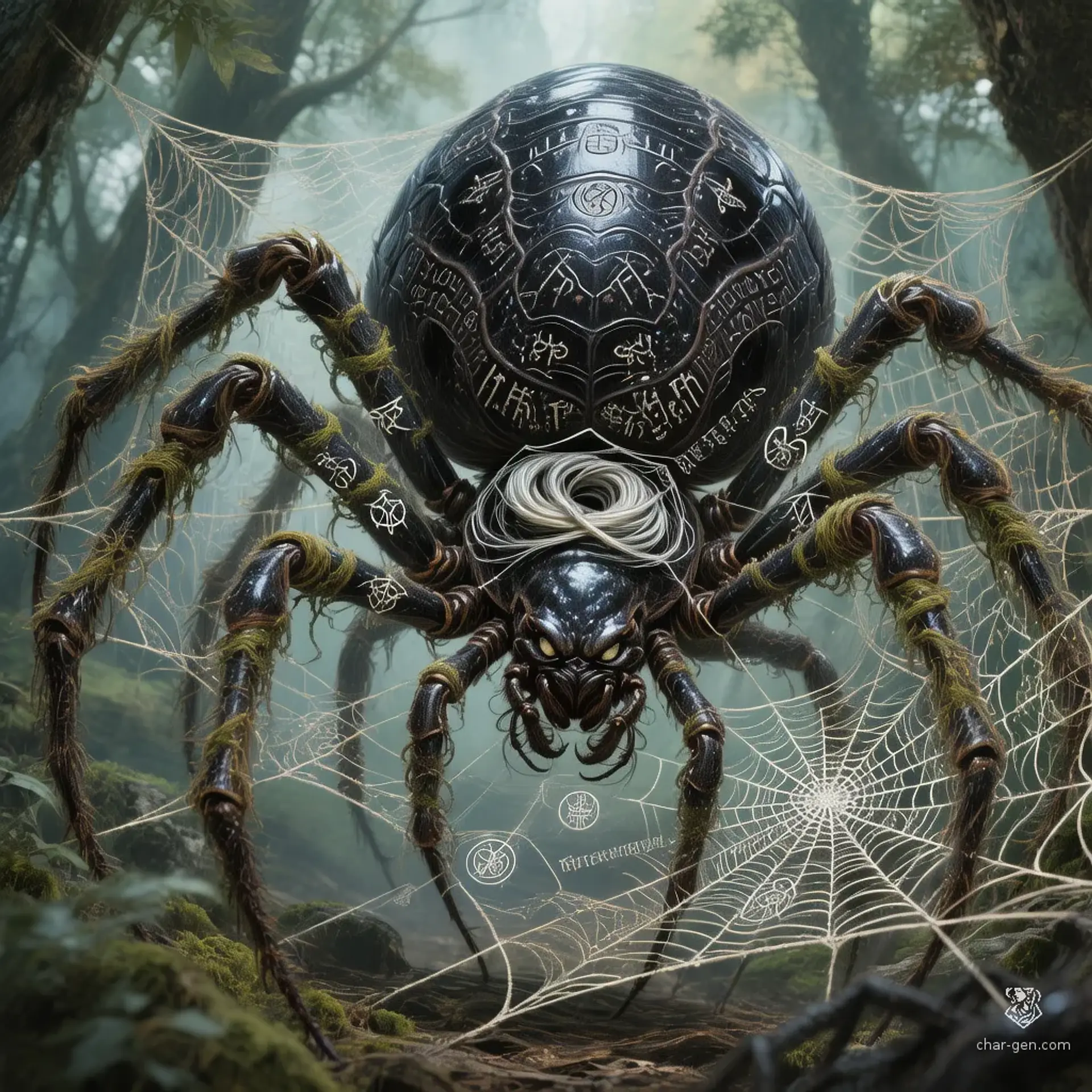 Tsuchigumo - AI-generated fantasy Monster
